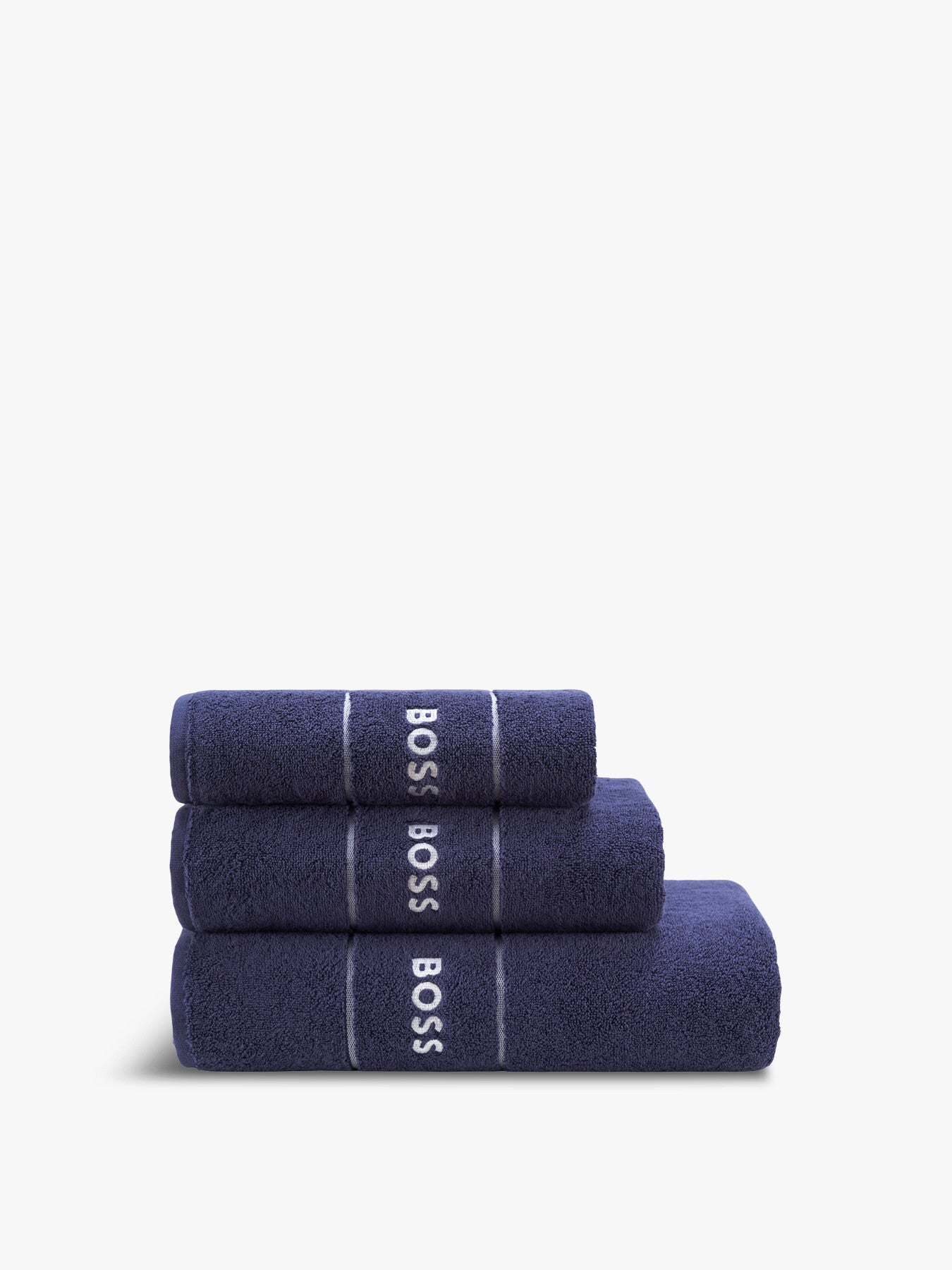 Plain Bath Mat Collection navy