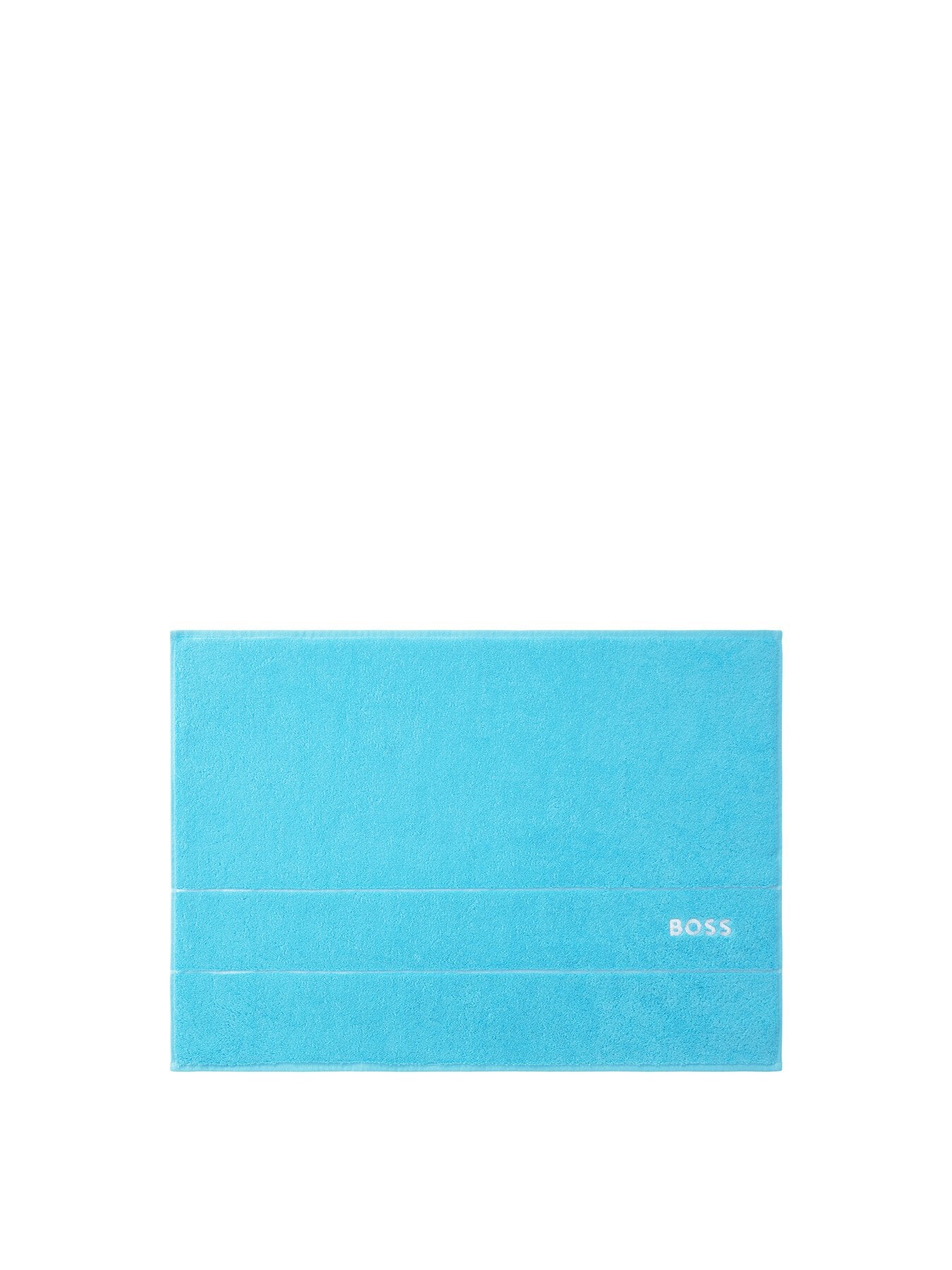 Plain Bath Mat Collection Aruba Blue