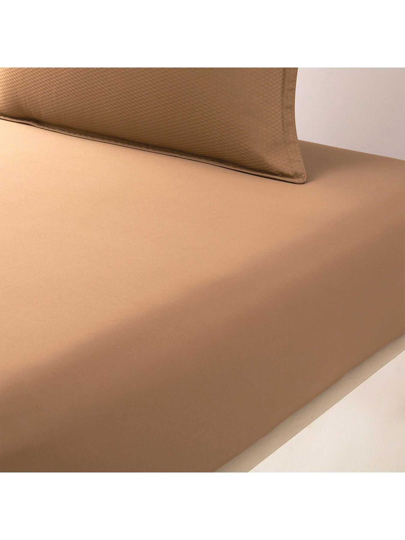 Loft Fitted Sheet Camel
