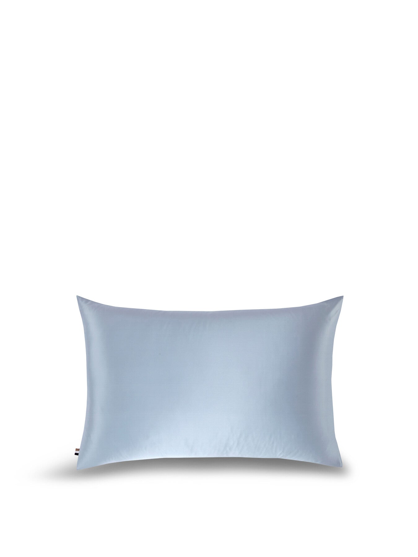 Silk Oxford Standard Pillowcase Blue Grey
