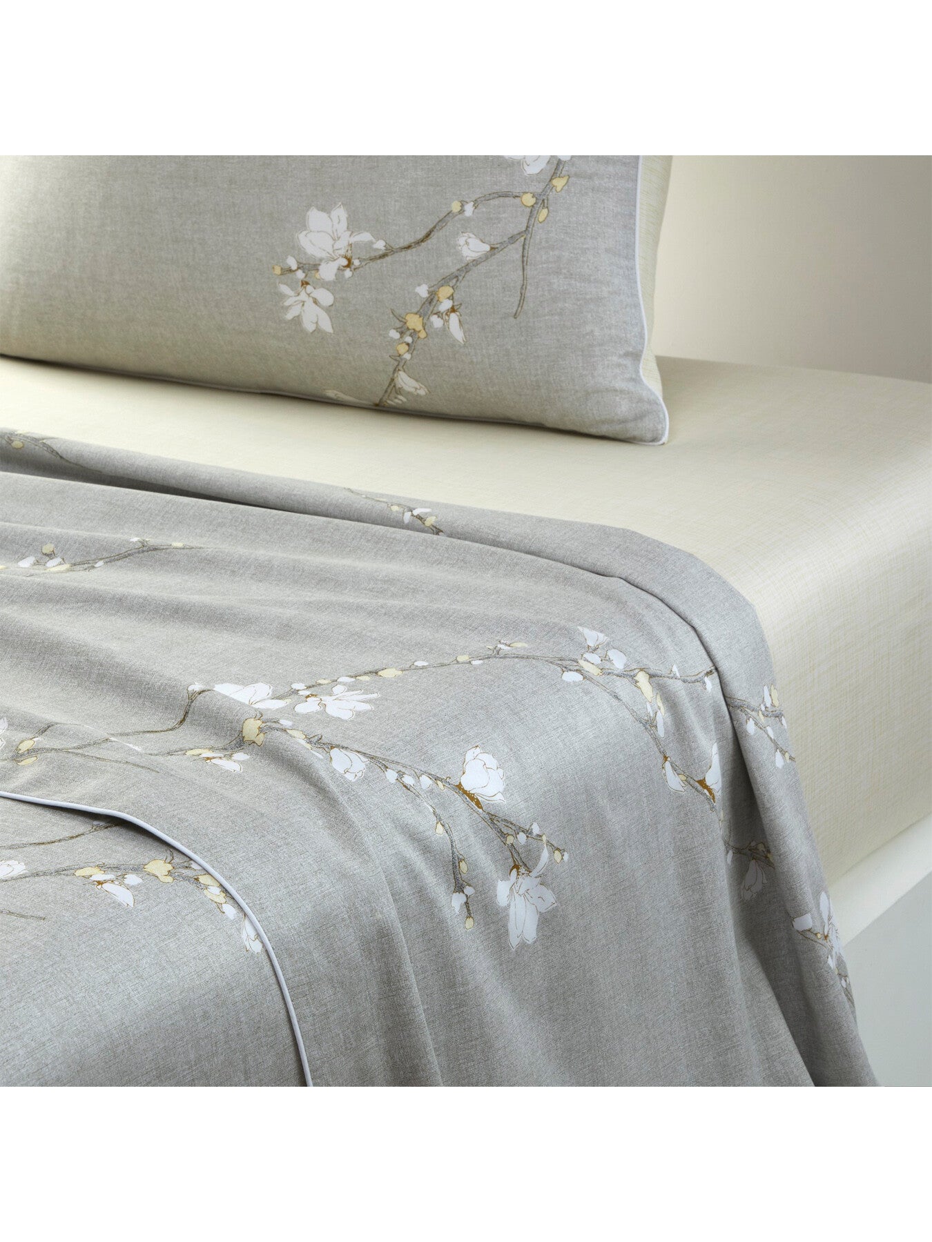 Almond Flowers Fitted Sheet Mulitcoloured Single