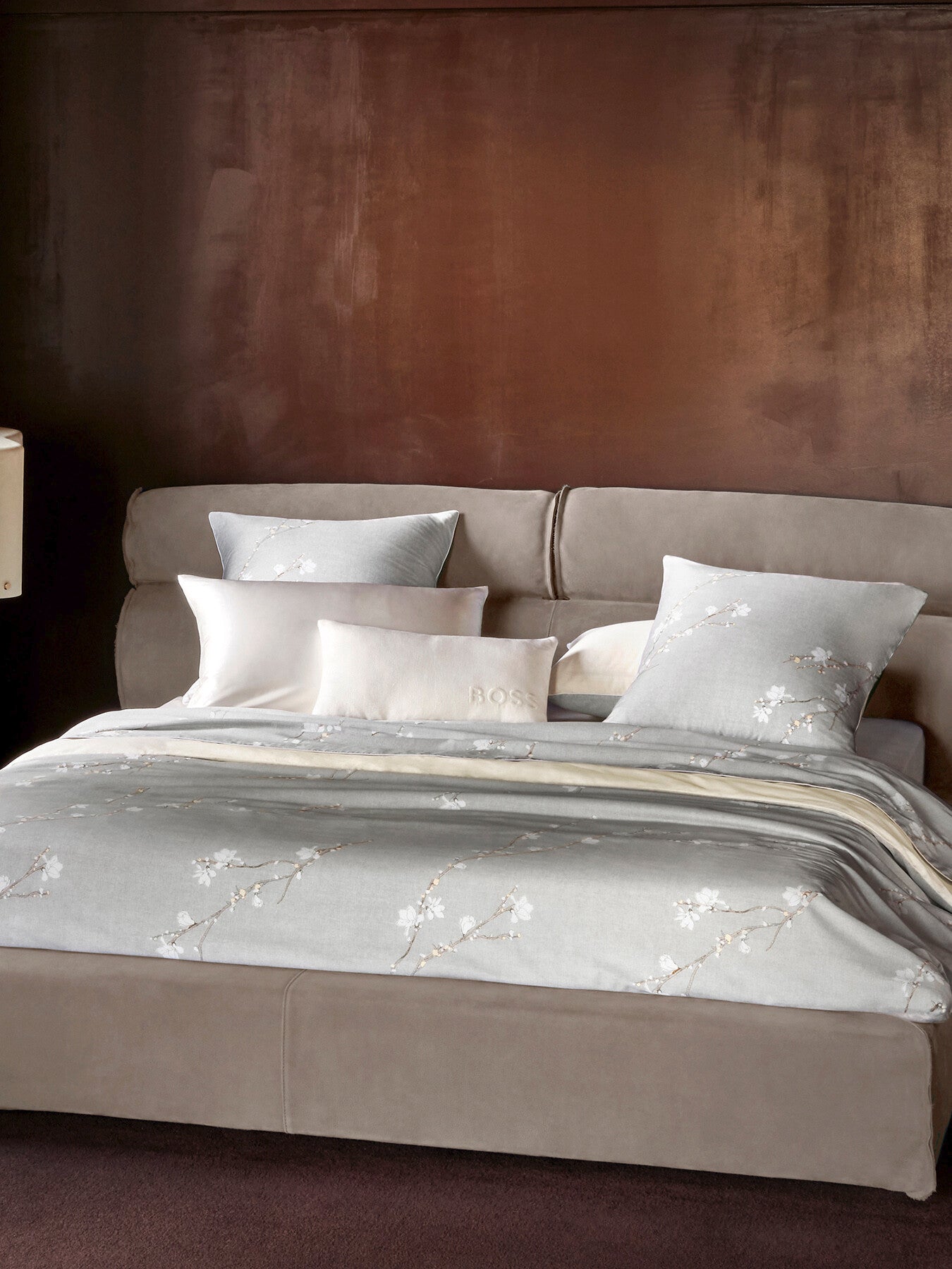 Almond Flowers Square Pillowcase Mulicoloured