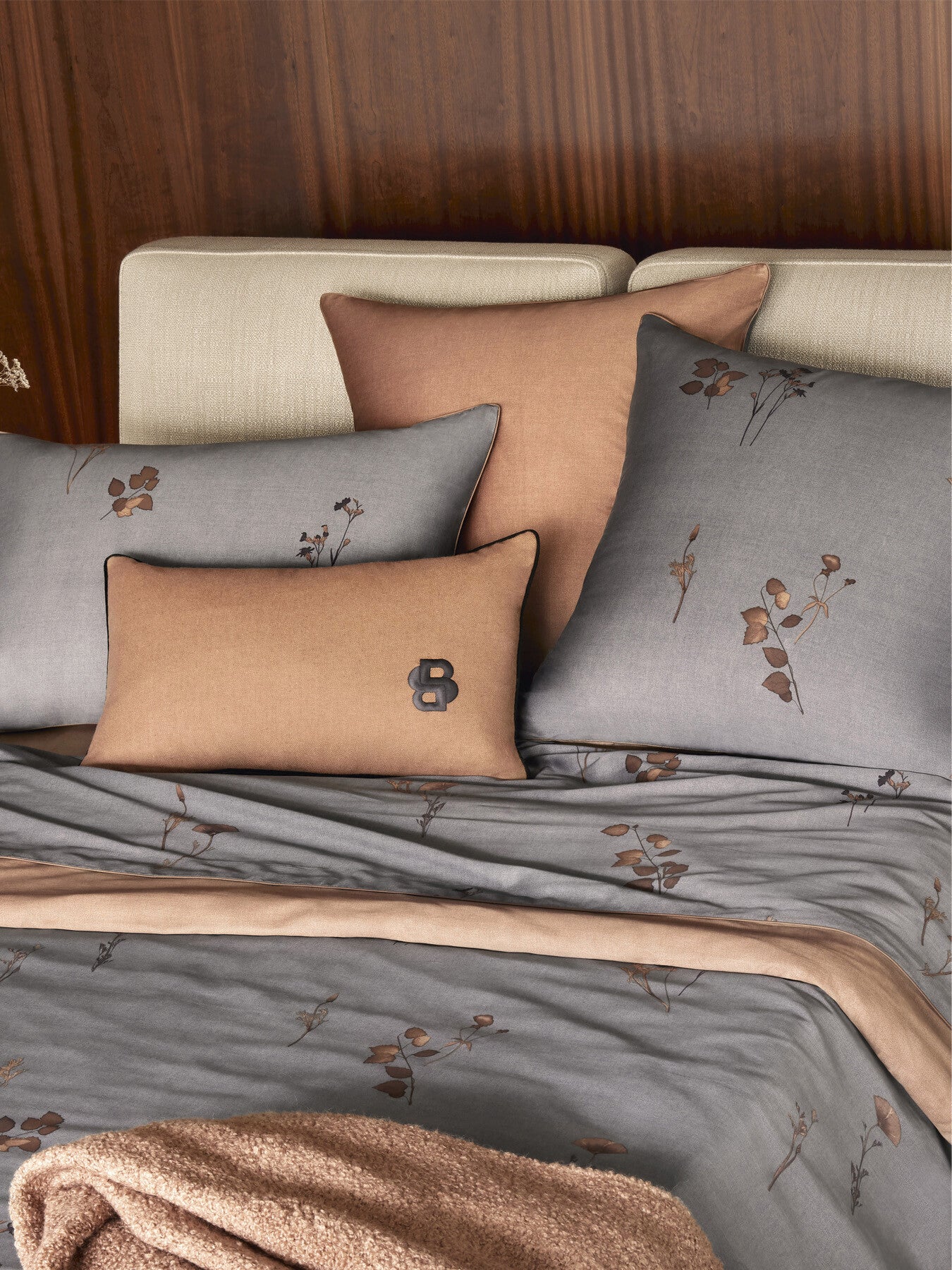 Midnight Square Pillowcase Blue