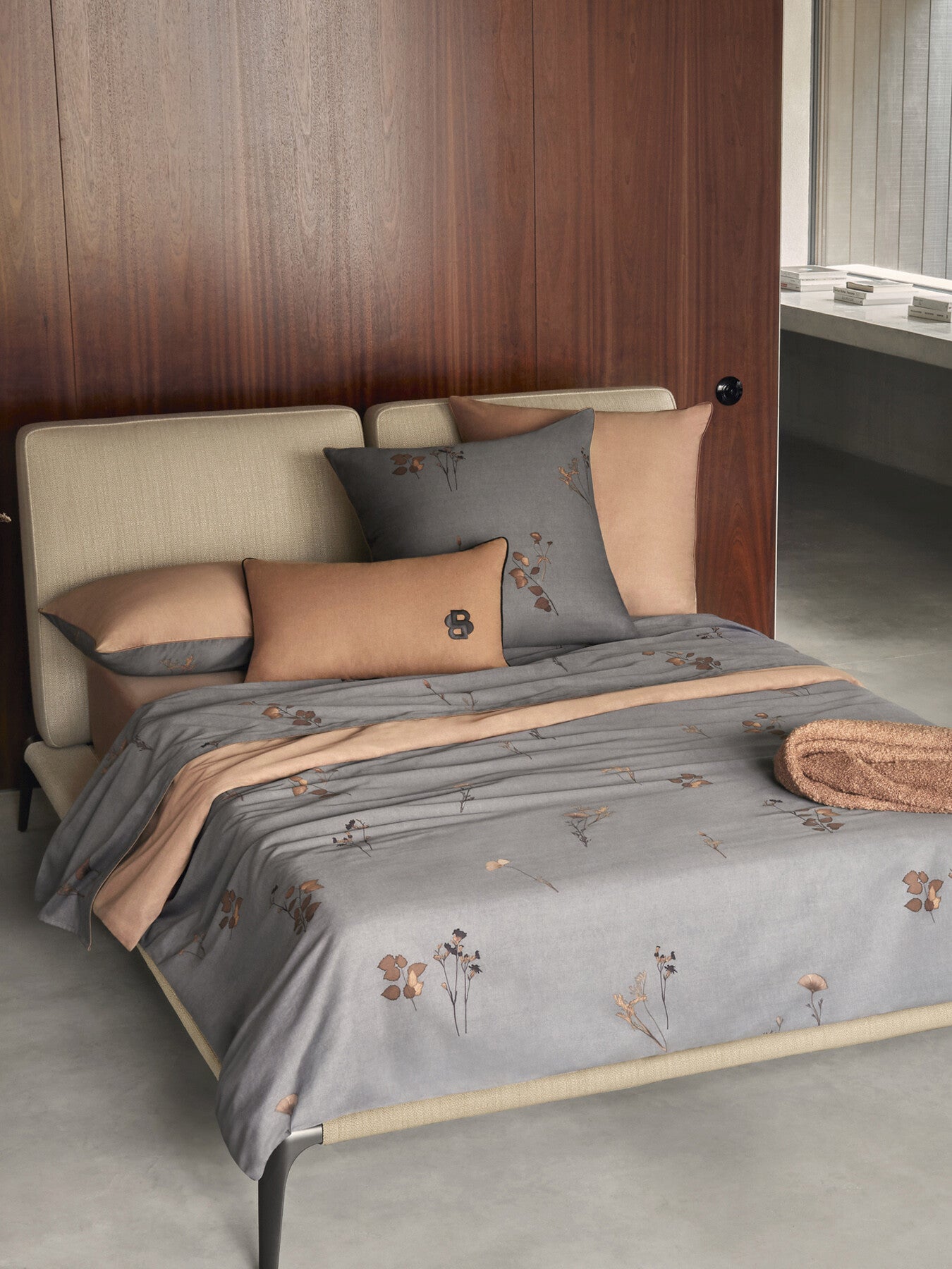 Midnight Square Pillowcase Blue