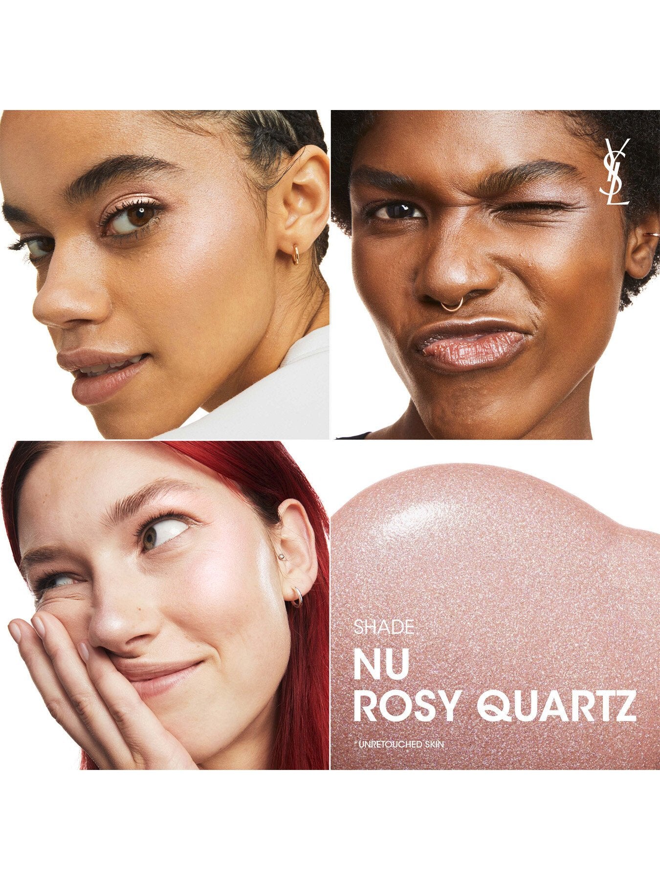 YSL NU Highlighter Rosy