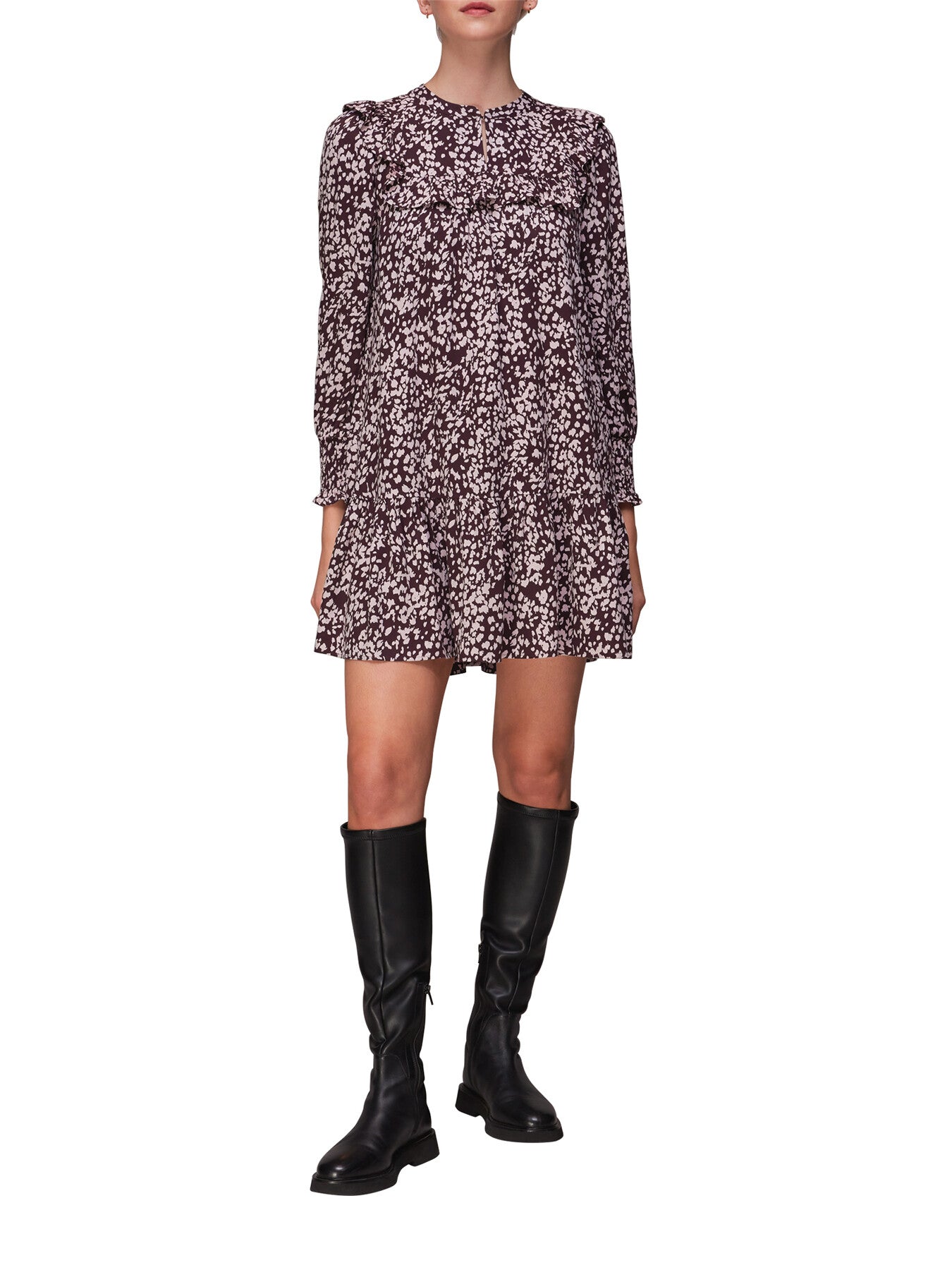 Dashed Animal Flippy Dress
