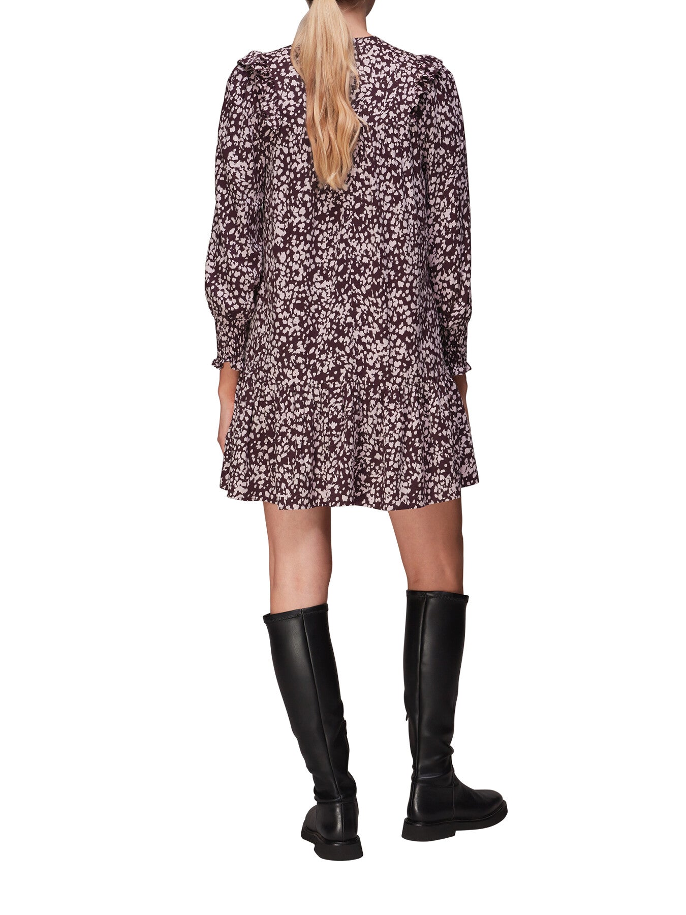 Dashed Animal Flippy Dress