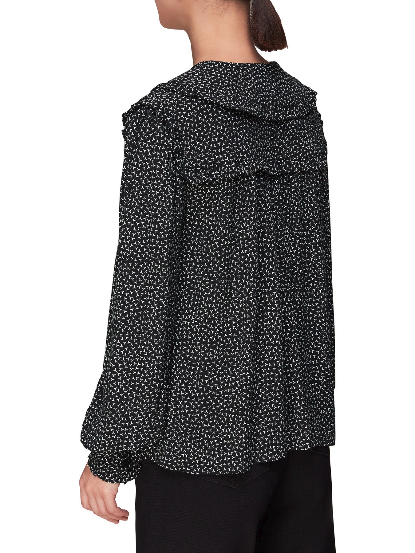 Scattered Y Saskia Collar Top