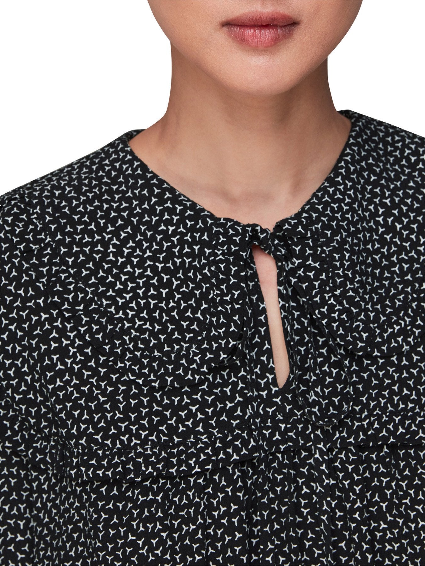 Scattered Y Saskia Collar Top