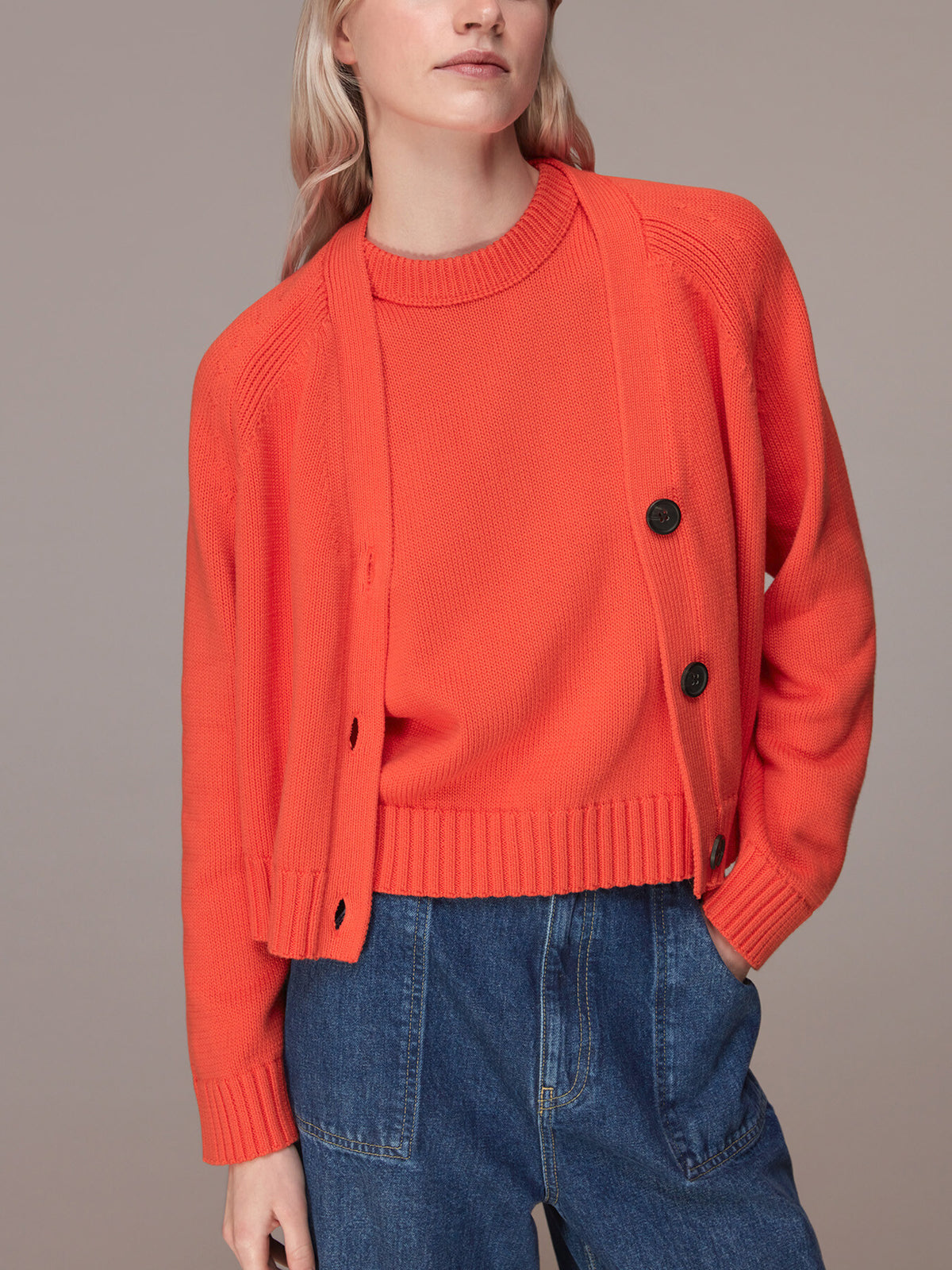 Karine Rib Detail Cardigan
