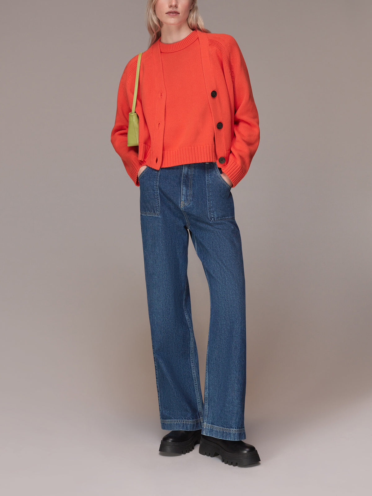 Karine Rib Detail Cardigan