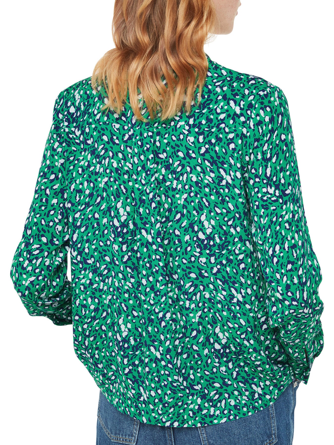 Flowing Leopard Print Shirt