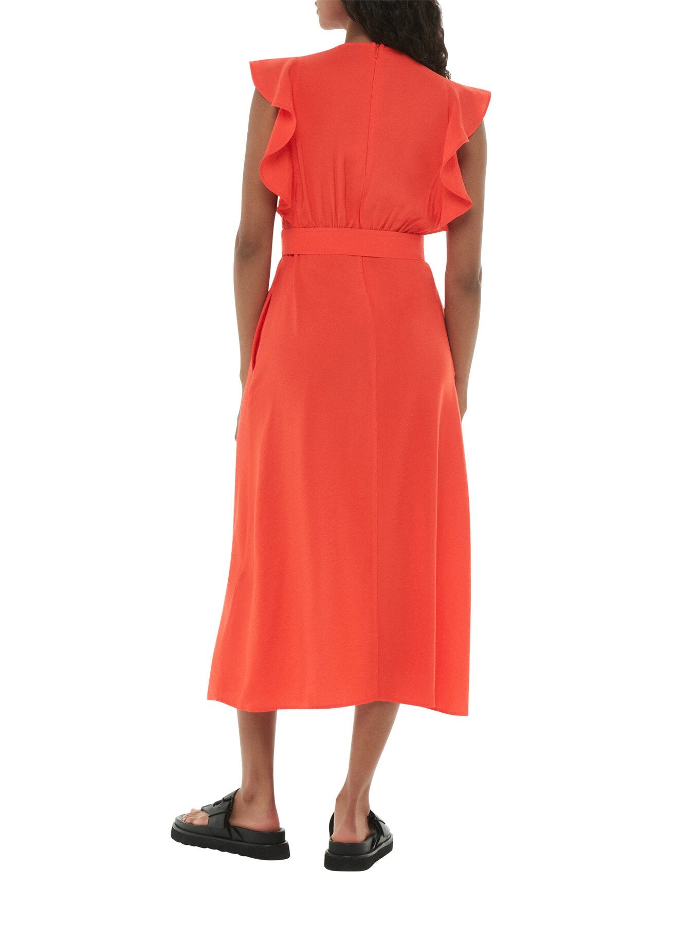 Sophie Frill Sleeve Midi Dress