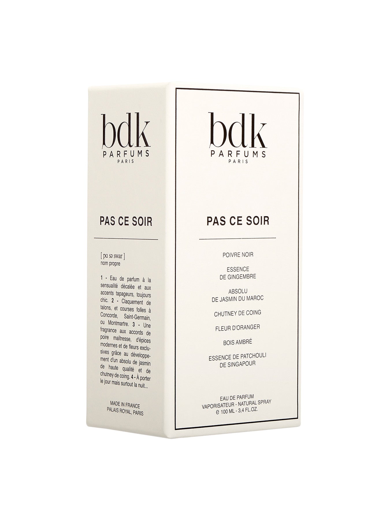 Pas Ce Soir Eau de Parfum 100ml