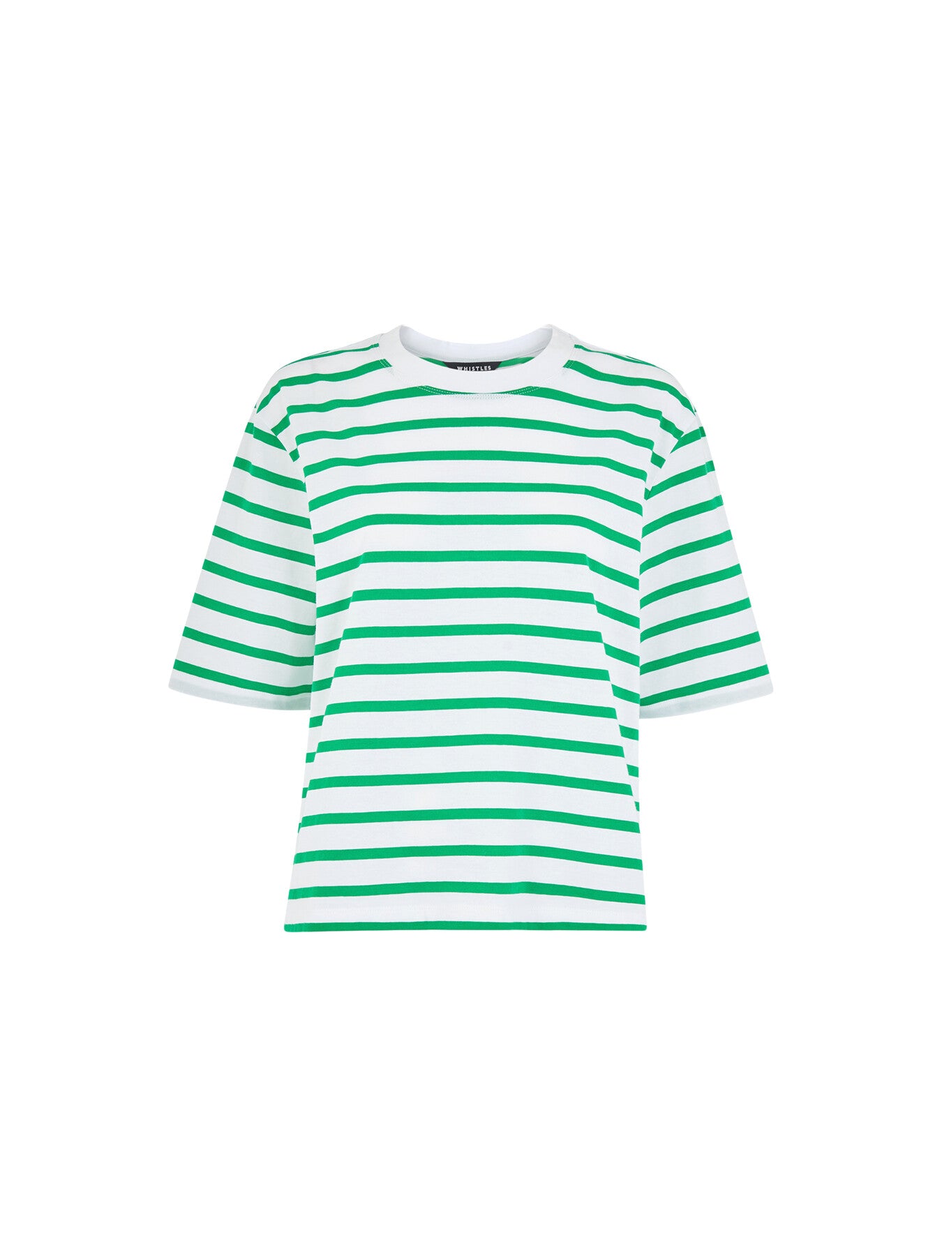 Stripe Short Sleeve Top