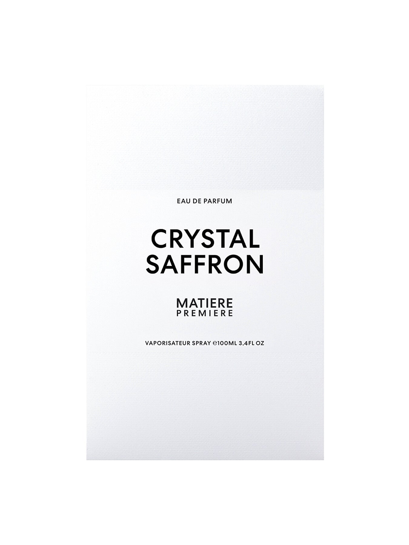 Crystal Saffron Eau de Parfum 100ml