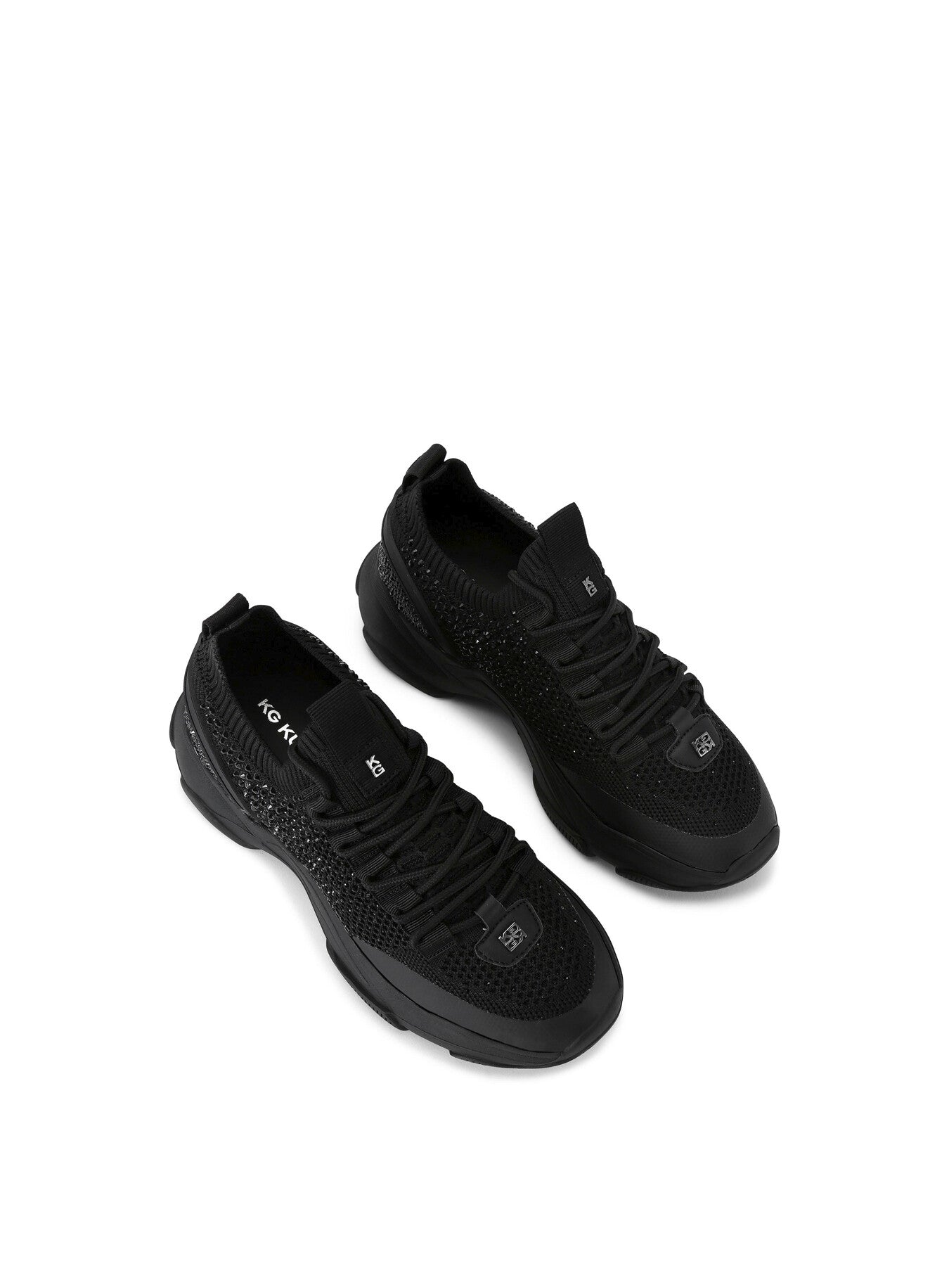 Lively Gem Knitted Embellished Trainers