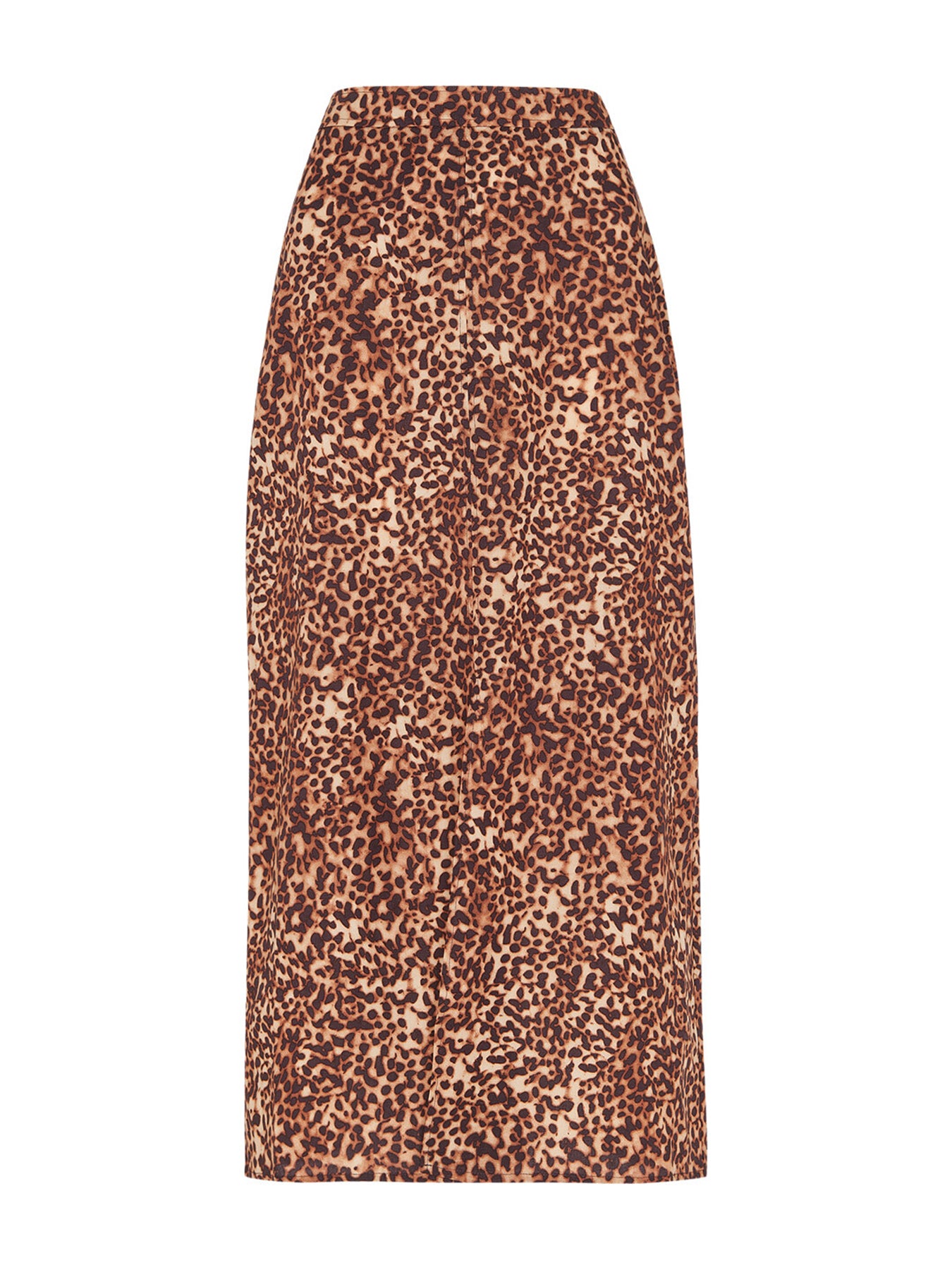Marble Spot Front Split Skirt
