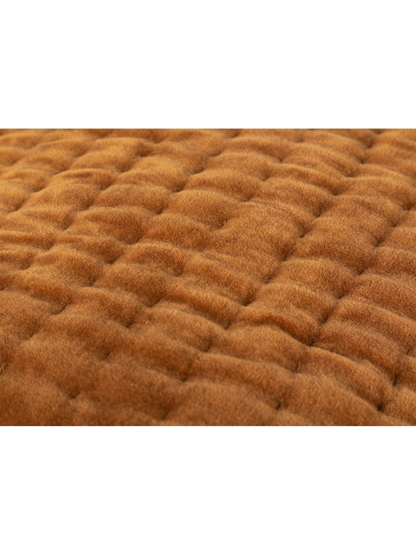 Velvet Kantha Bedspread Toffee 240 x 260
