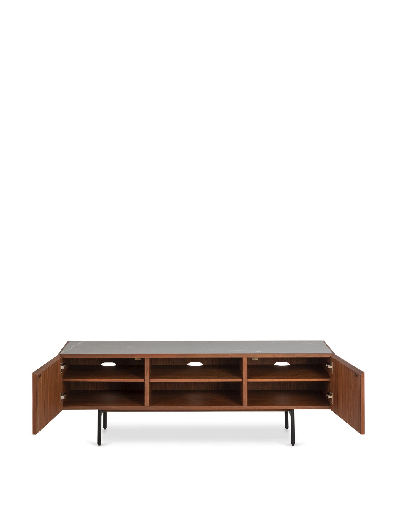 Riga AV Unit Grey Ceramic