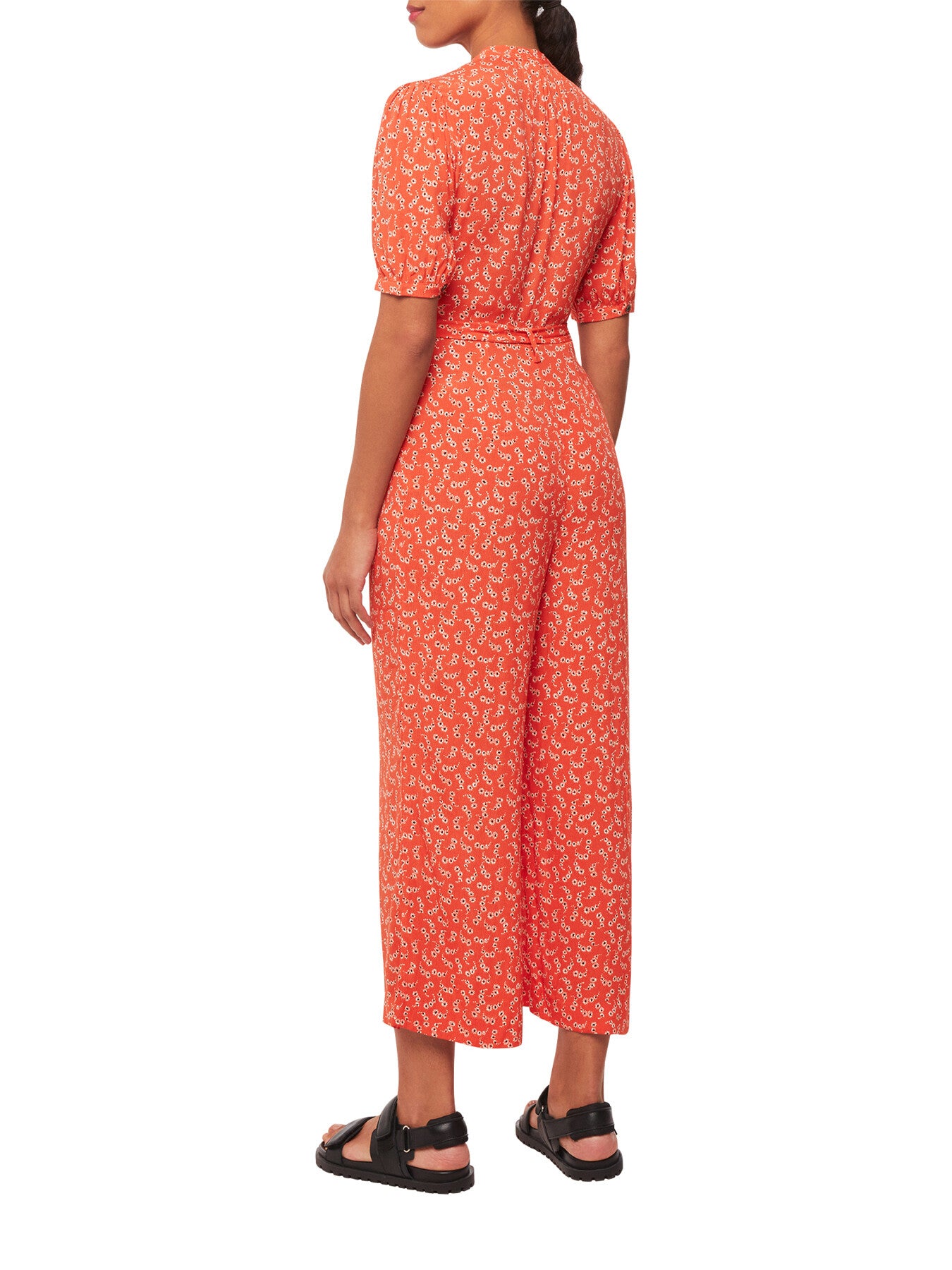 Micro Floral Jumpsuit