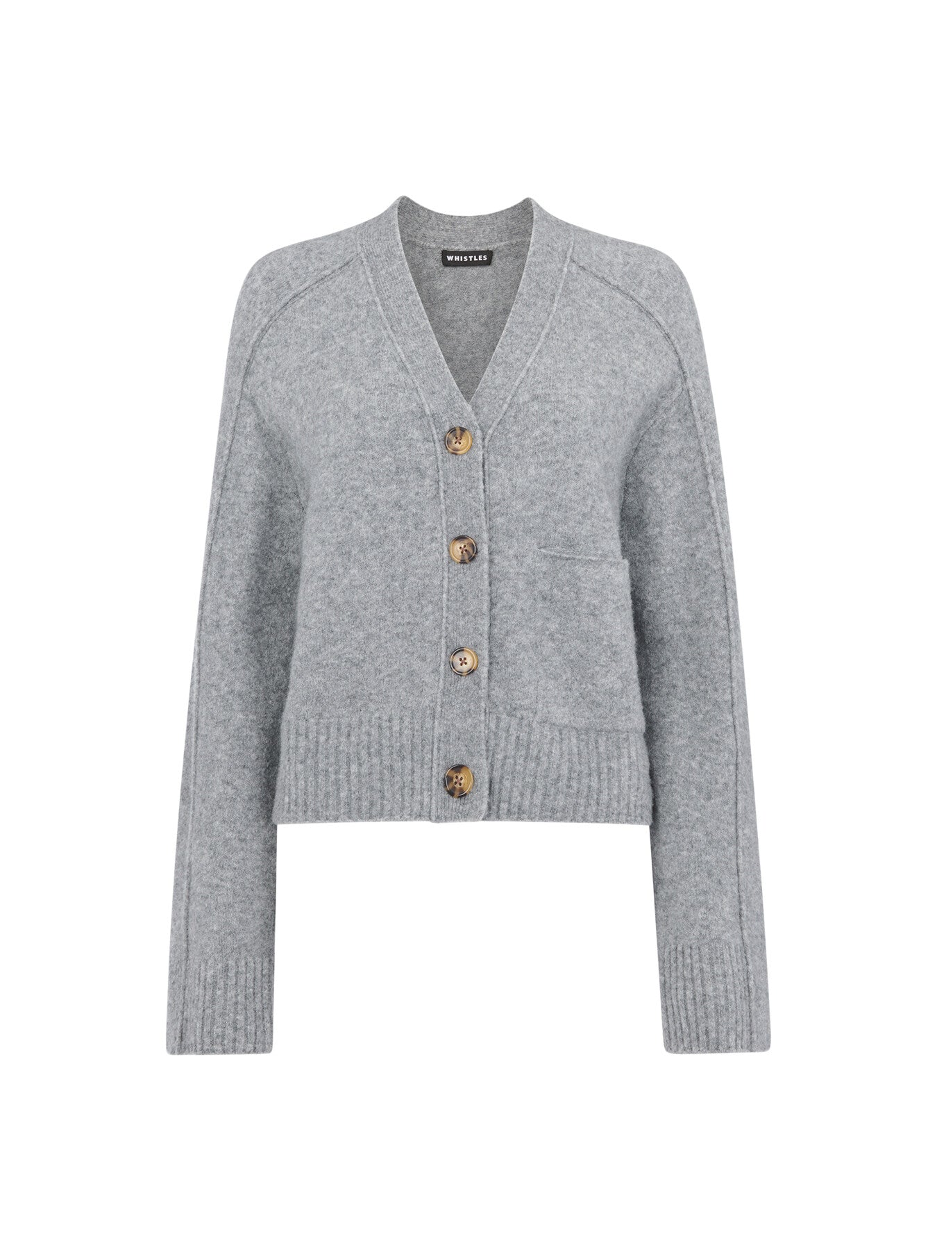 Wool Mix Pocket Cardigan