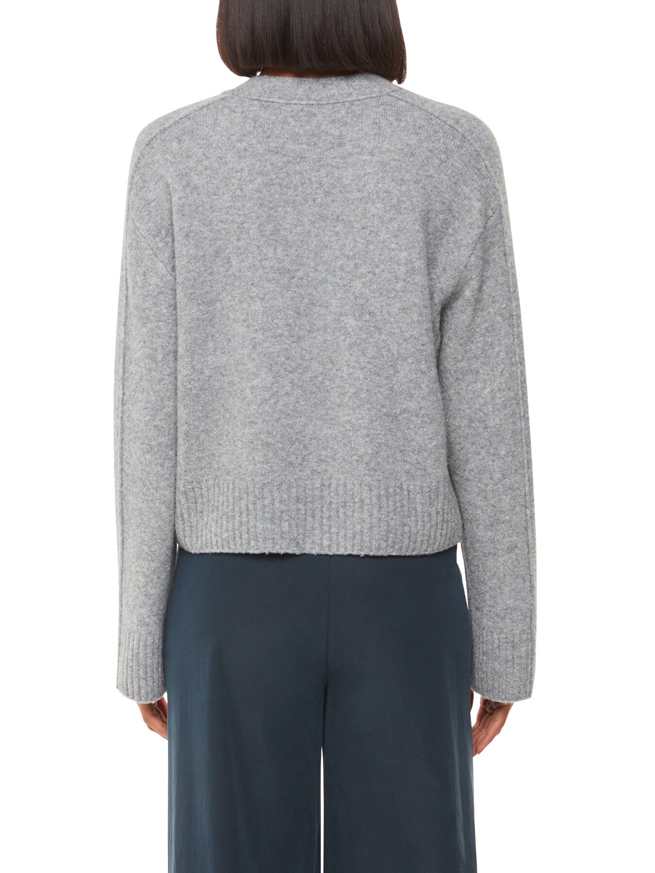 Wool Mix Pocket Cardigan