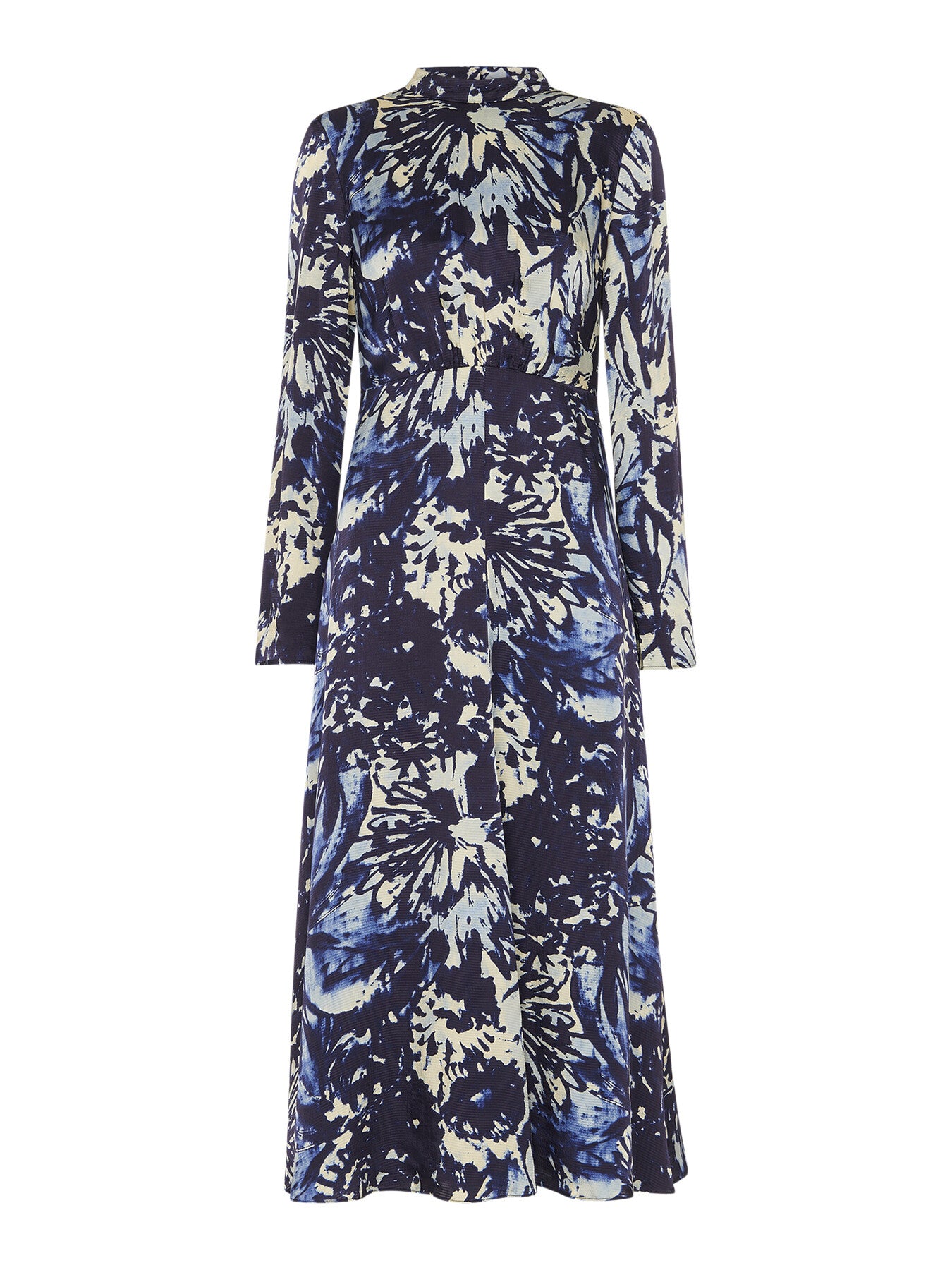 Dazzled Floral Satin Dress