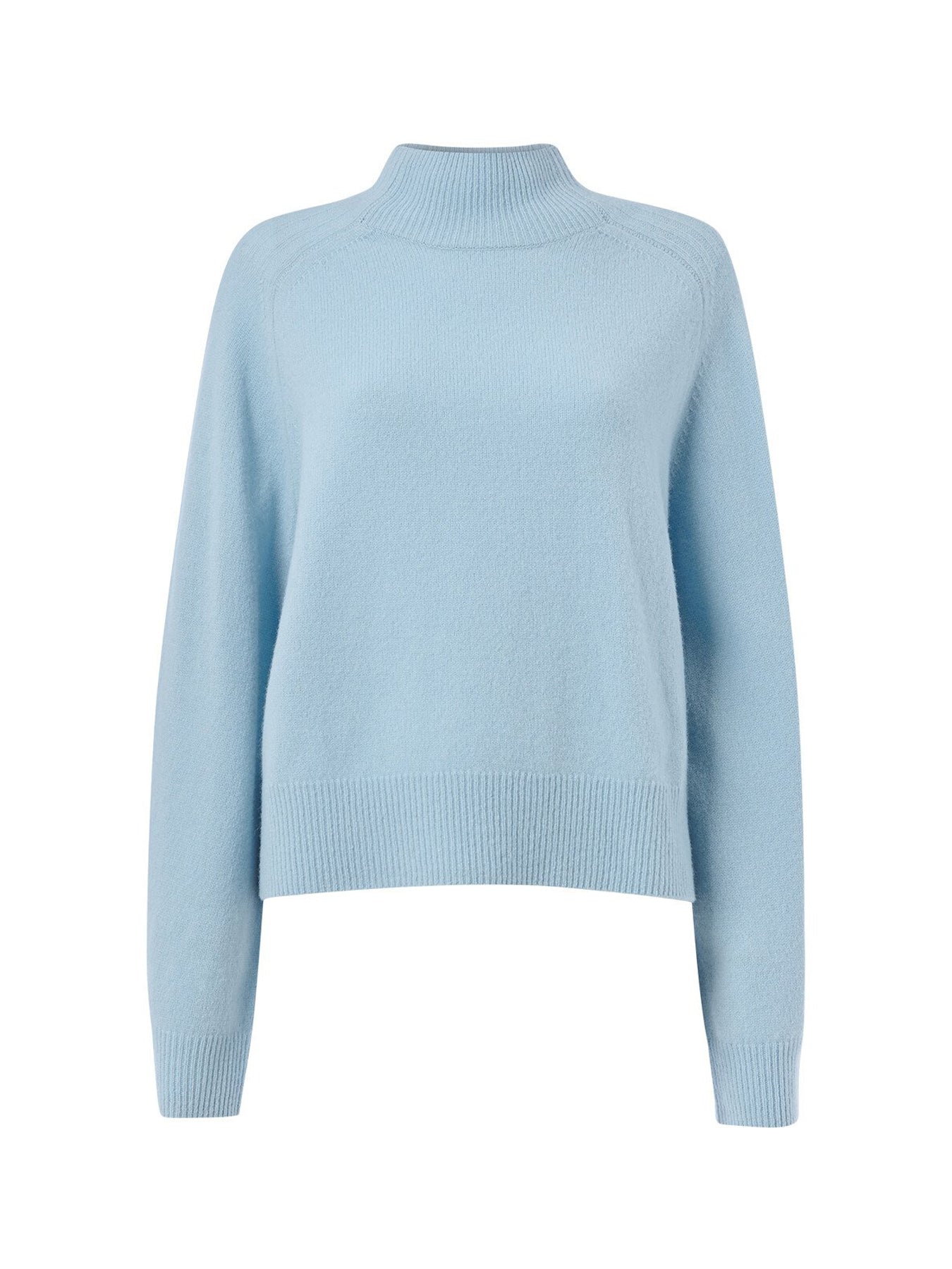 Wool Funnel Neck Knit