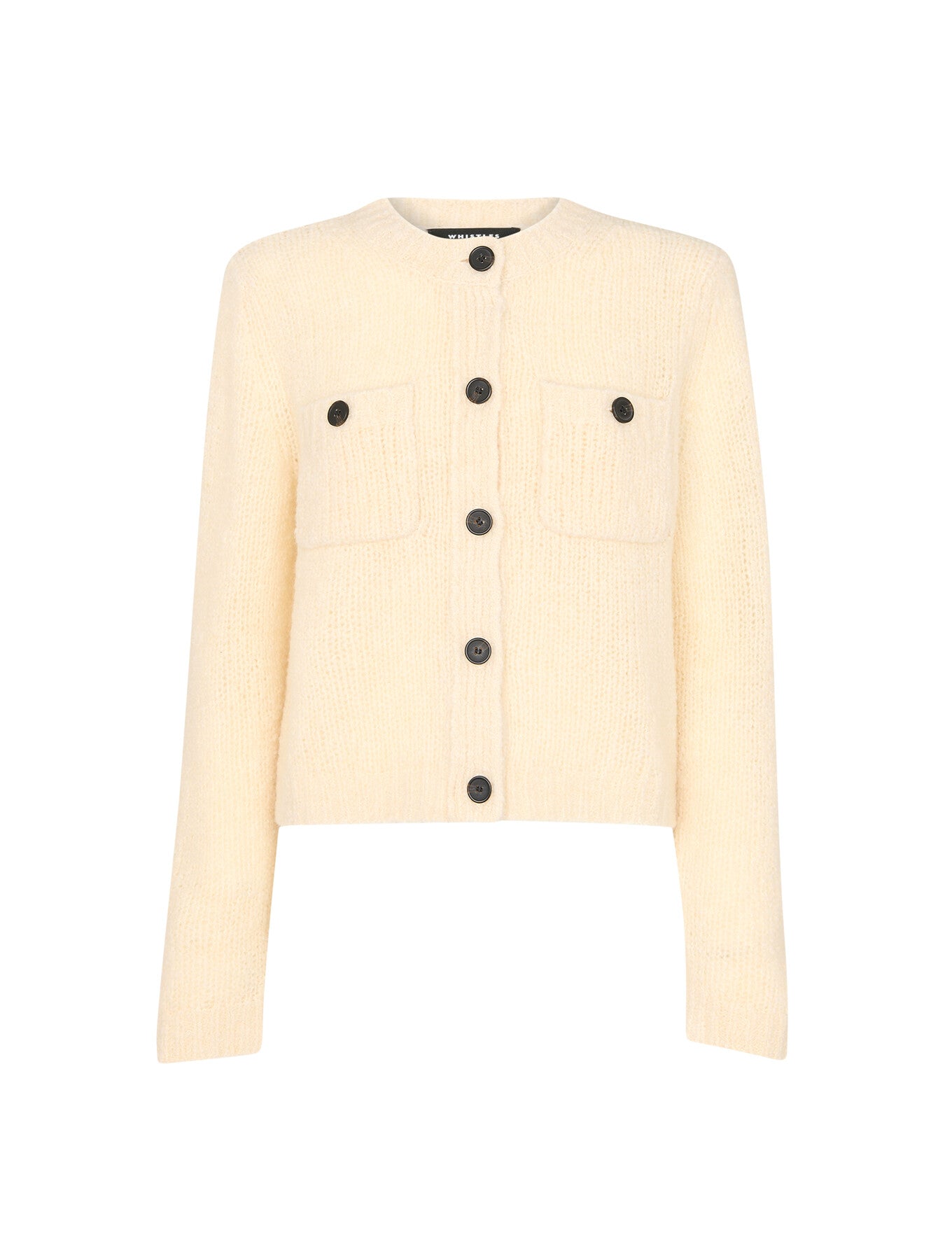 Wool Mix Textured Cardigan