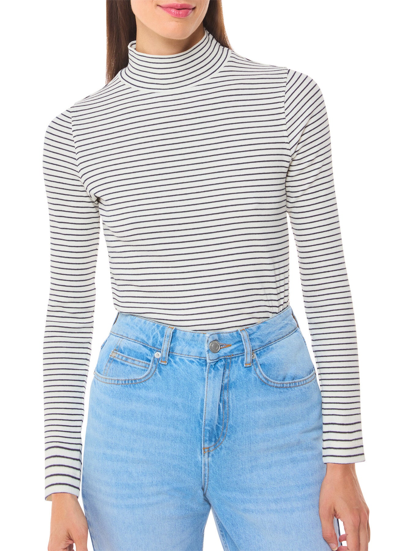 Stripe Rib Detail Polo