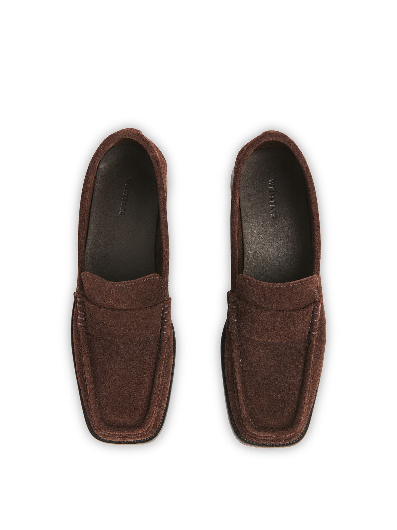 Mora Suede Square Toe Loafer
