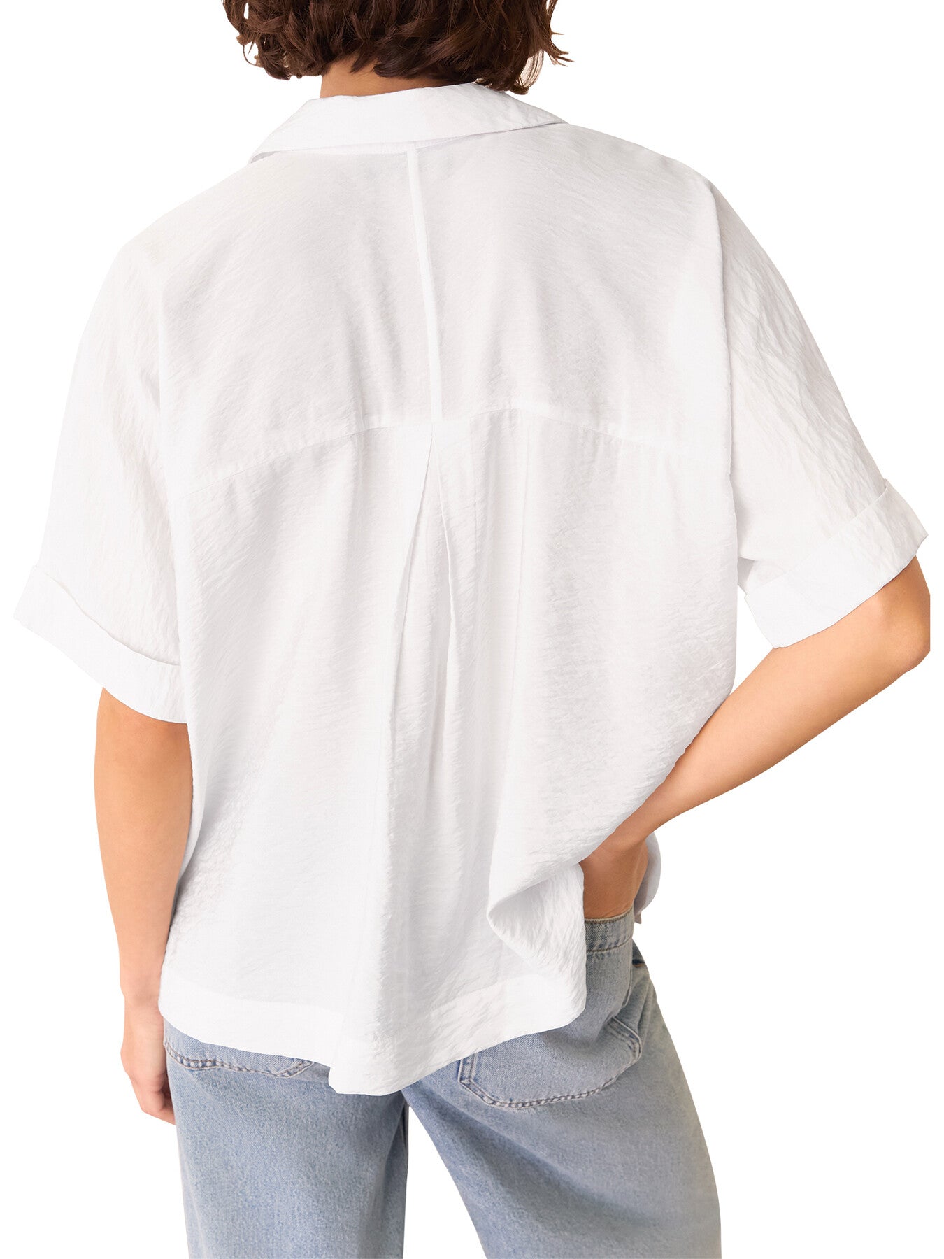White Sasha Relaxed Shirt