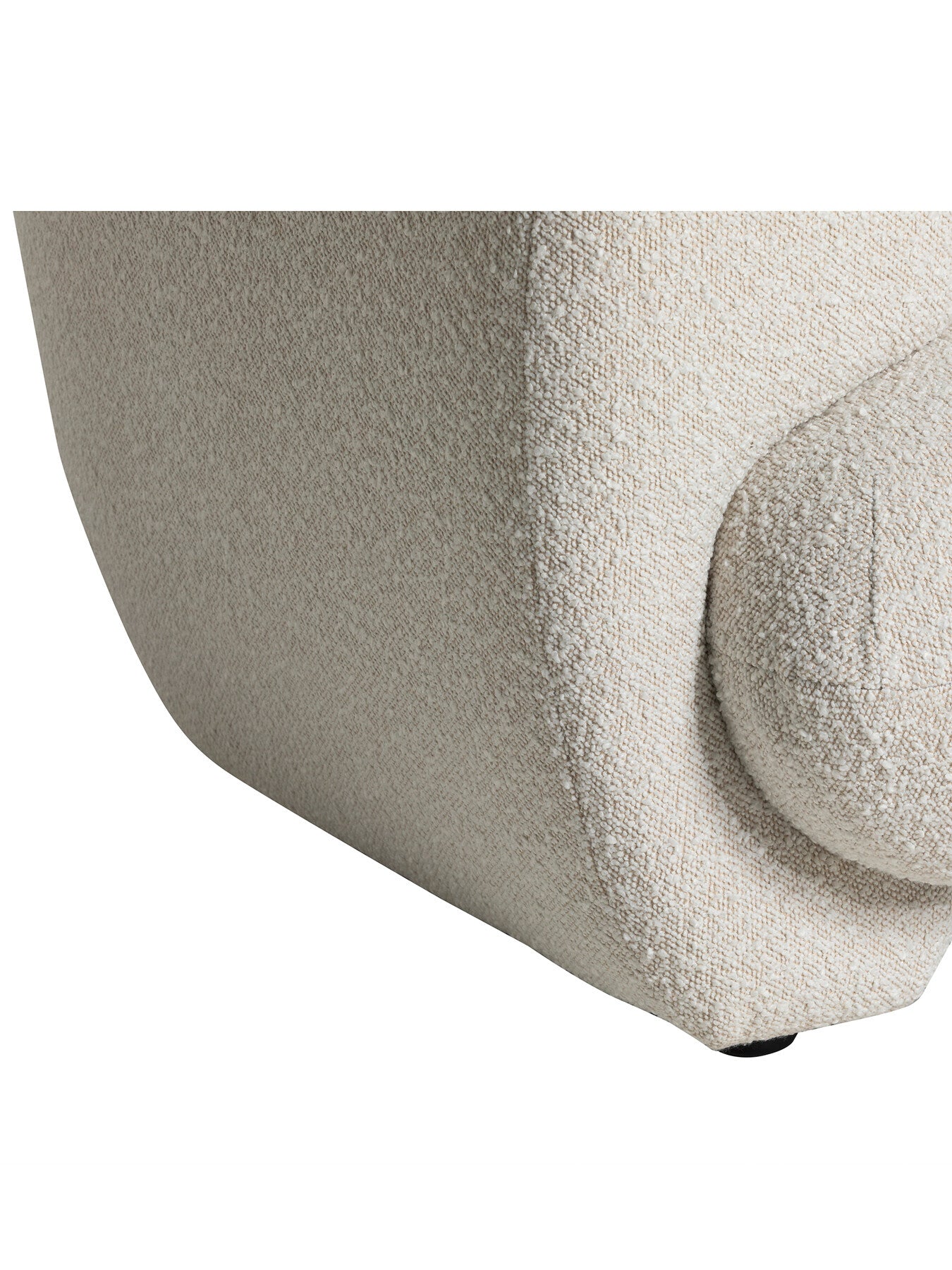 Neutral Edmonia Cream Boucle 2 Seater Loveseat