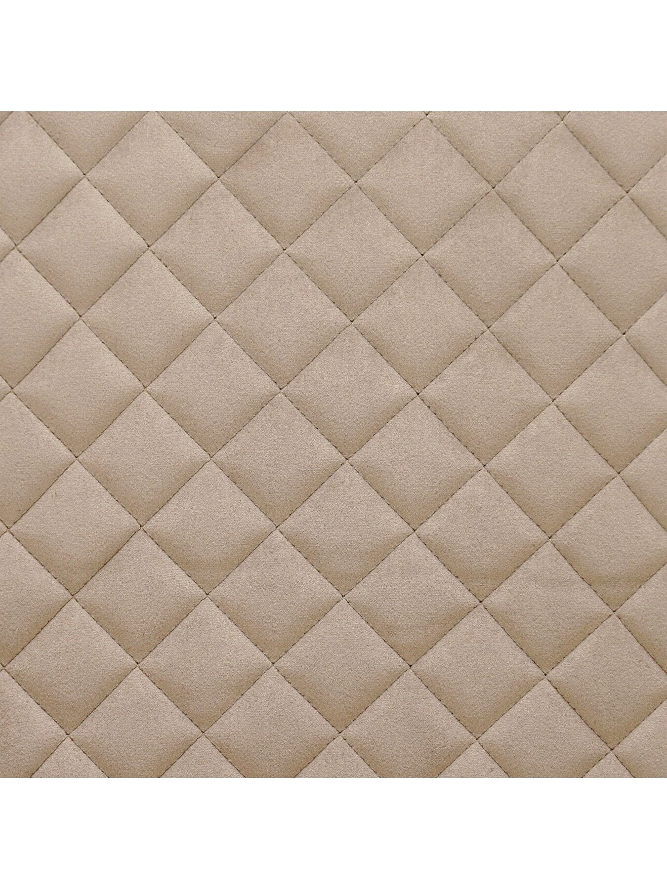 Neutral Rivington Neutral Velvet Quilted Dining Chair