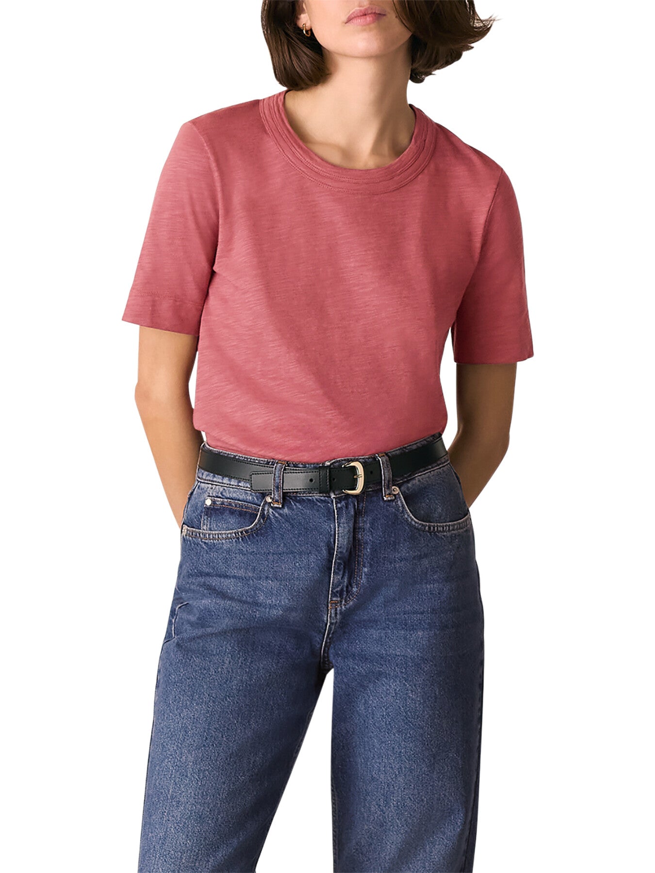 Rosa Double Trim T-Shirt