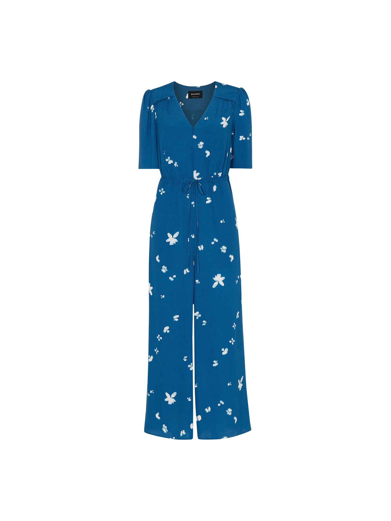 Blue/Multi Sun Bleached Floral Jumpsuit