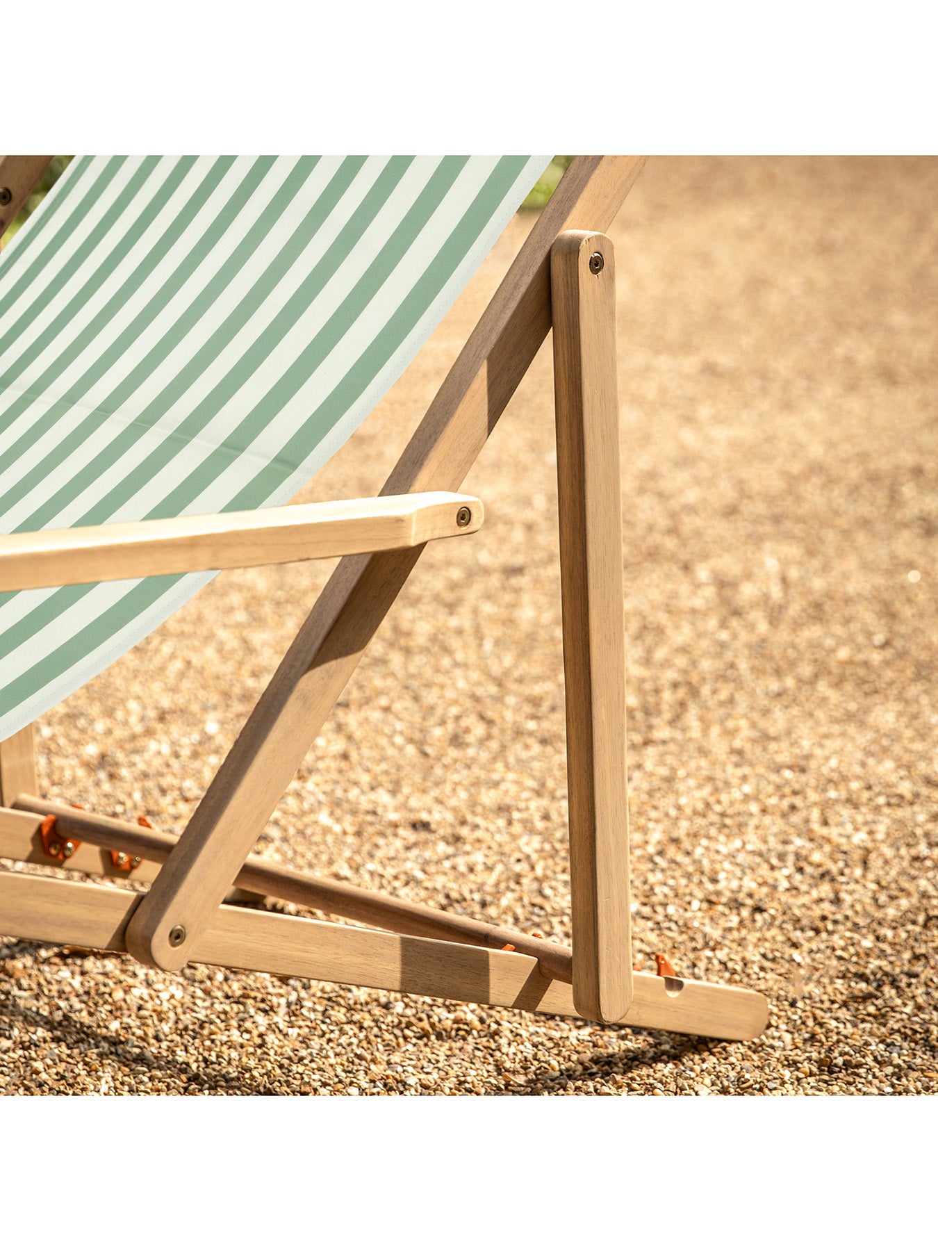 Creta Deck Chair Verde Stripe