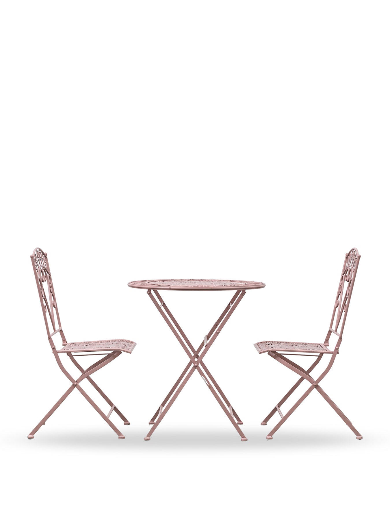 Brindisi 2 Seater Bistro Set Pink
