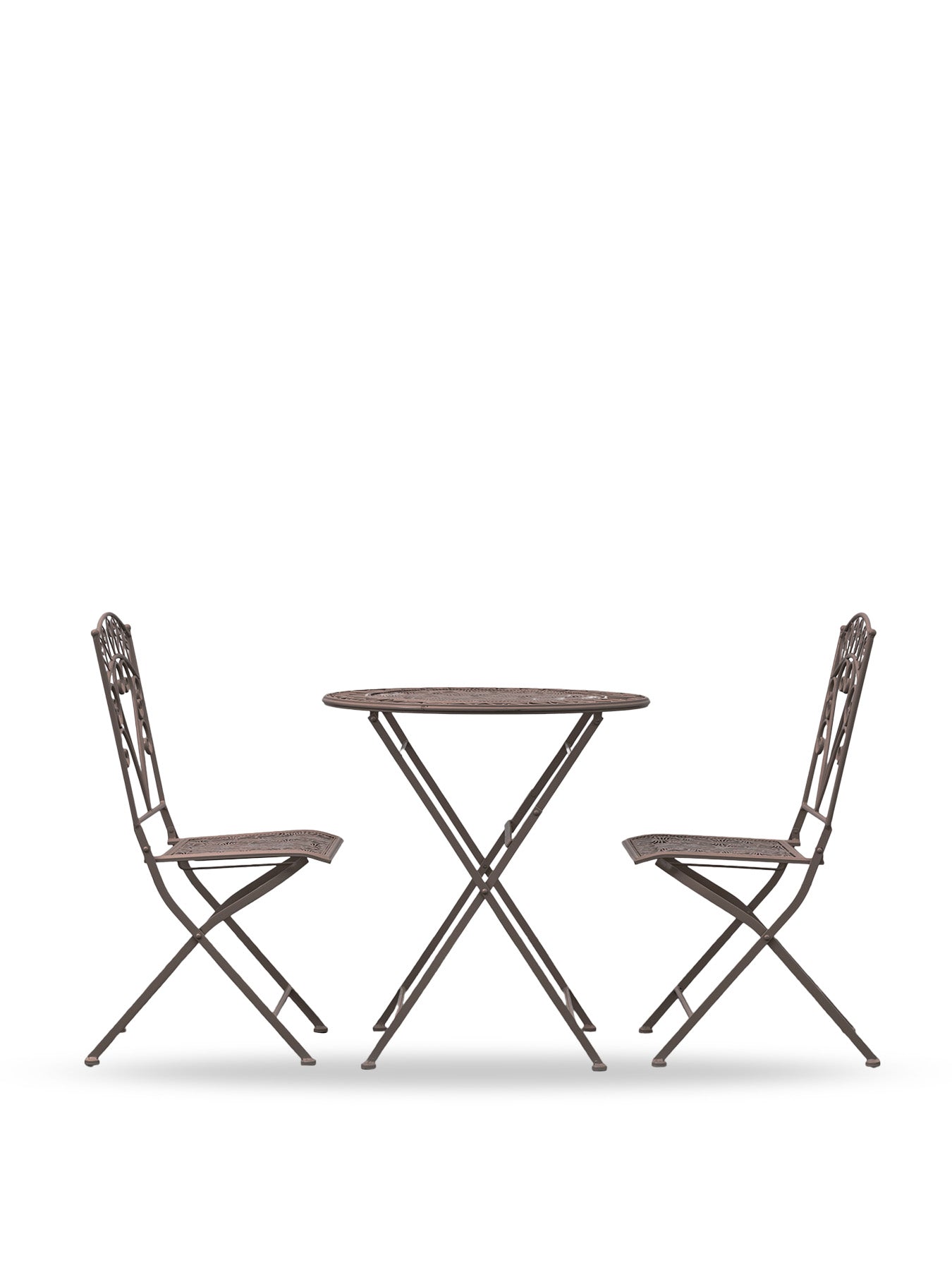 Brindisi 2 Seater Bistro Set Noir