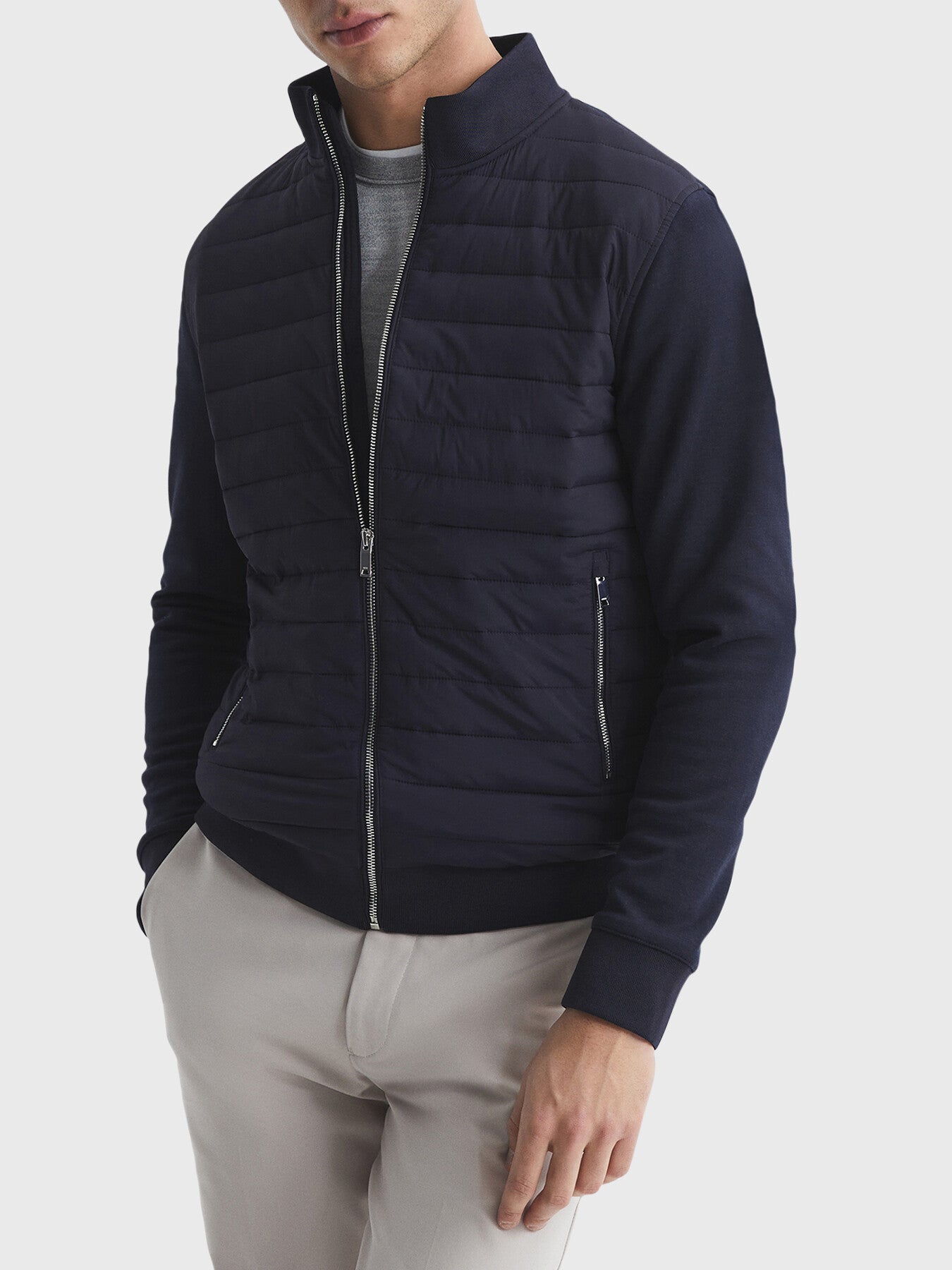Flintoff Quilted Hybrid Jacket