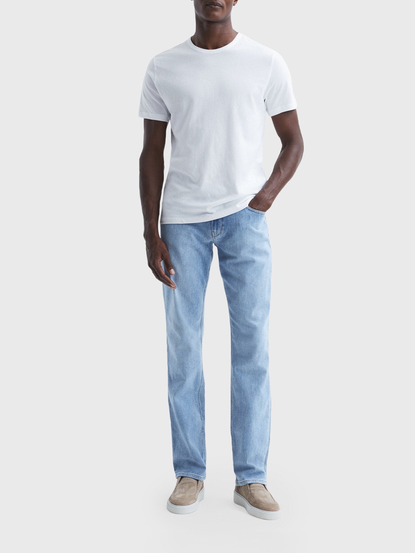 Melrose Garment Dye Crew Neck T-Shirt