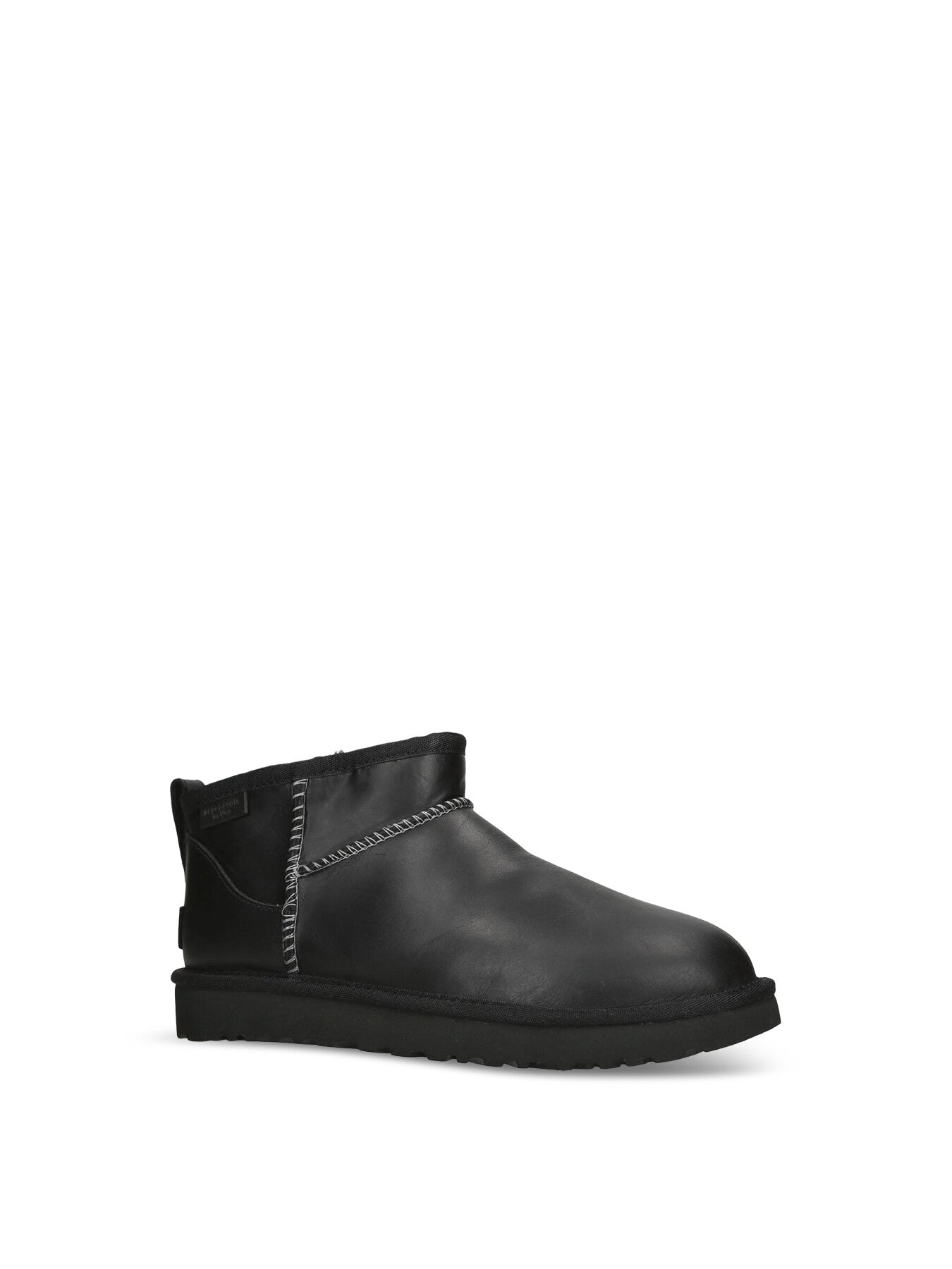 Womens Classic Ultra Mini Leather Black