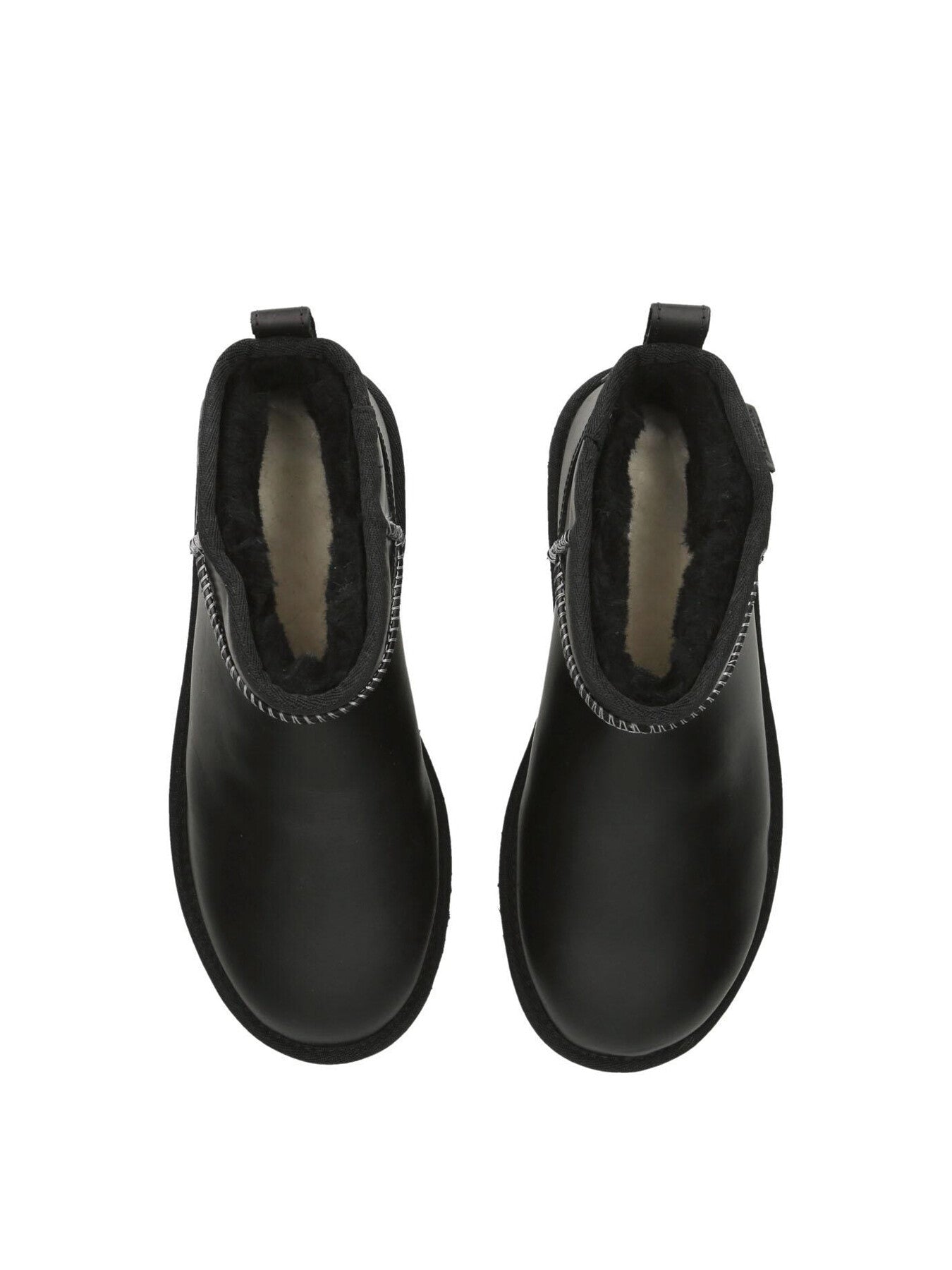 Womens Classic Ultra Mini Leather Black