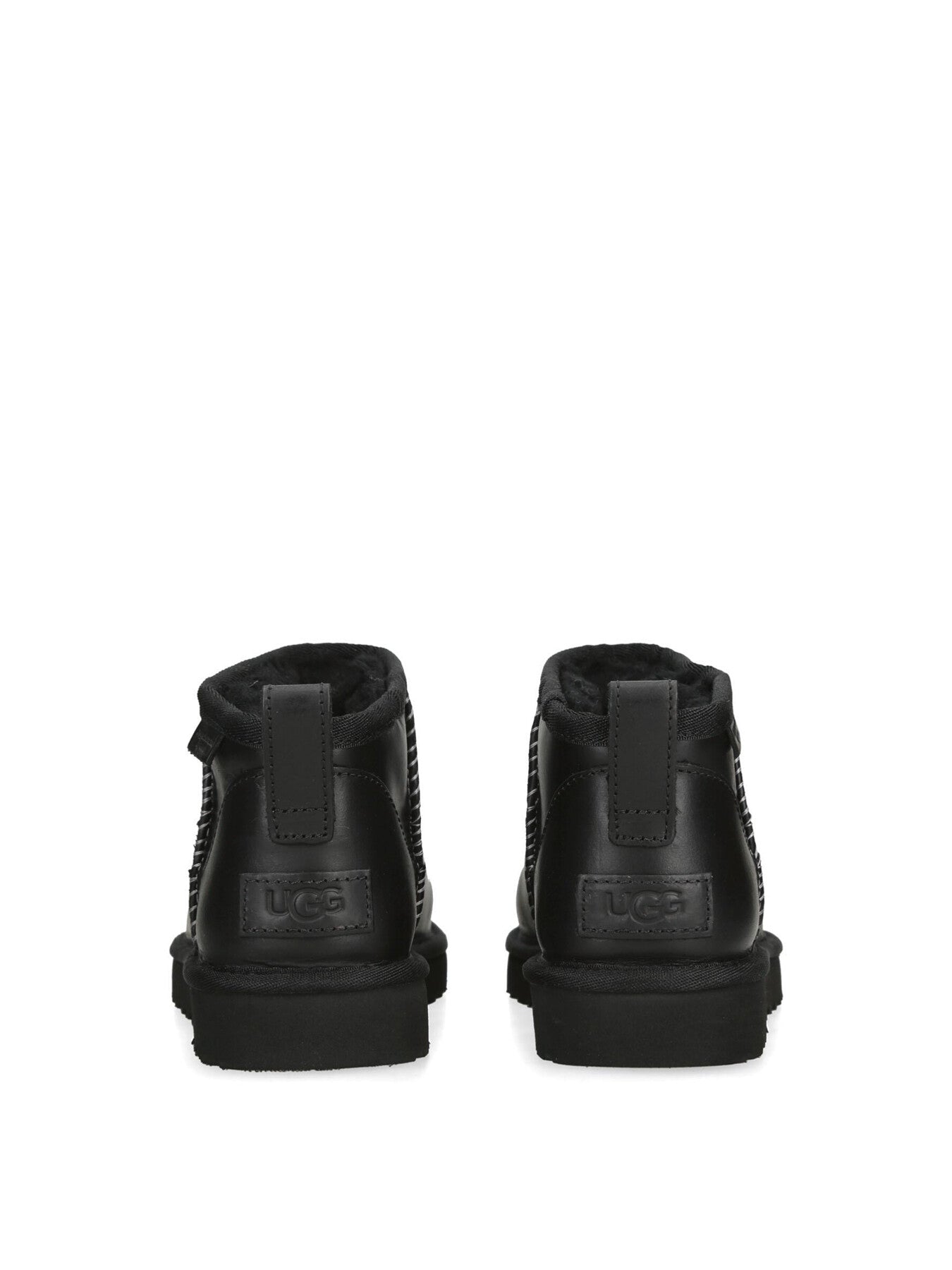 Womens Classic Ultra Mini Leather Black