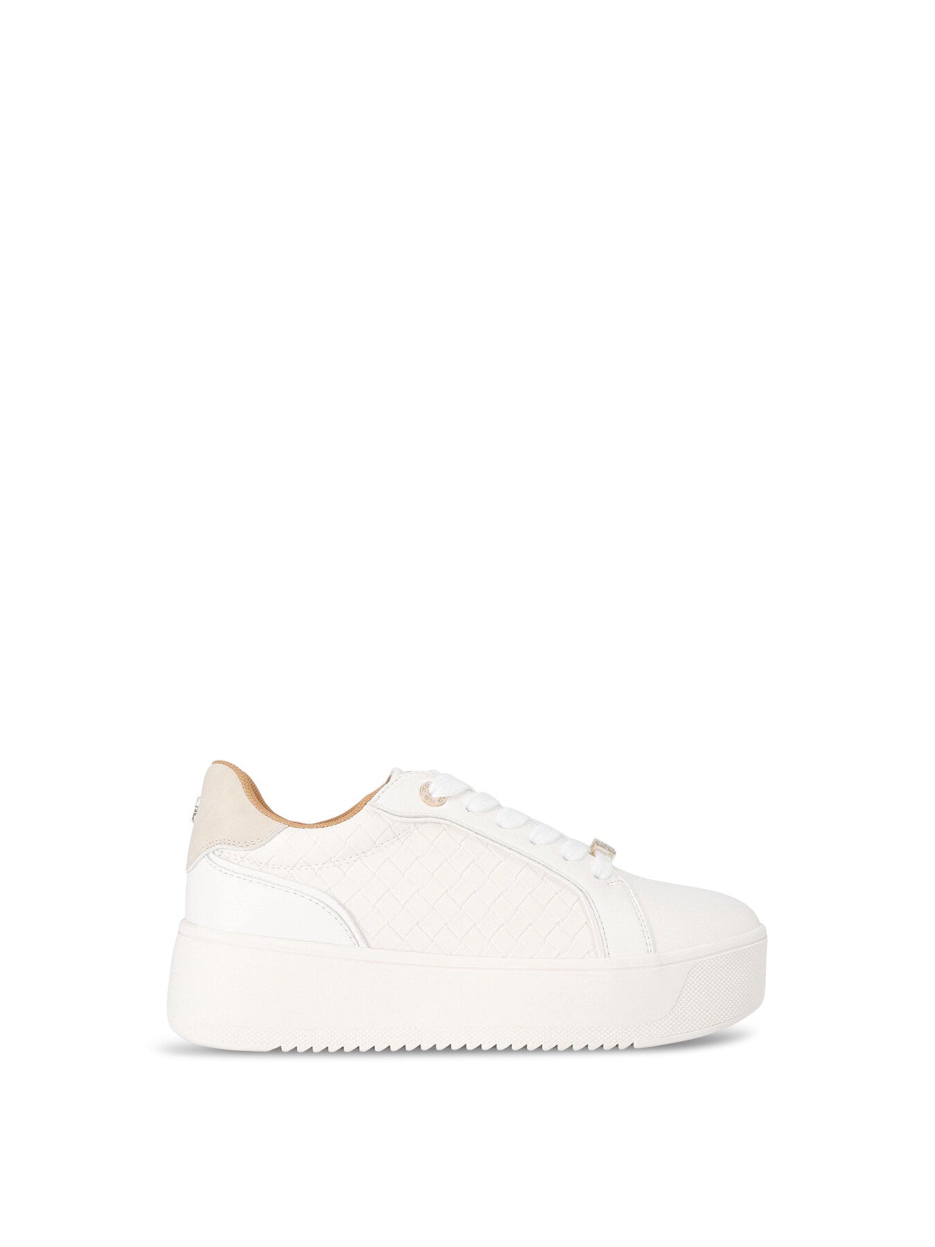 Lighter Weave Trainers White