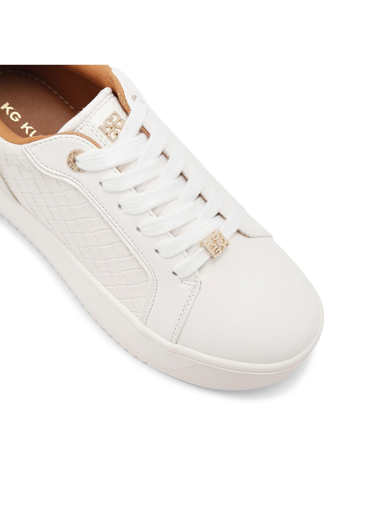 Lighter Weave Trainers White