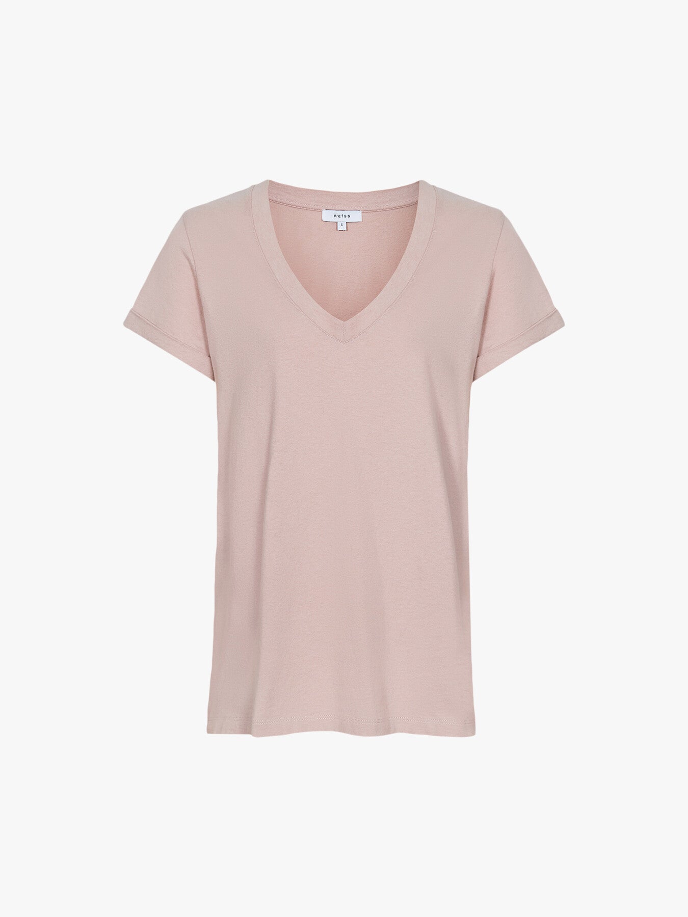 Luana Cotton-Jersey V-Neck T-Shirt