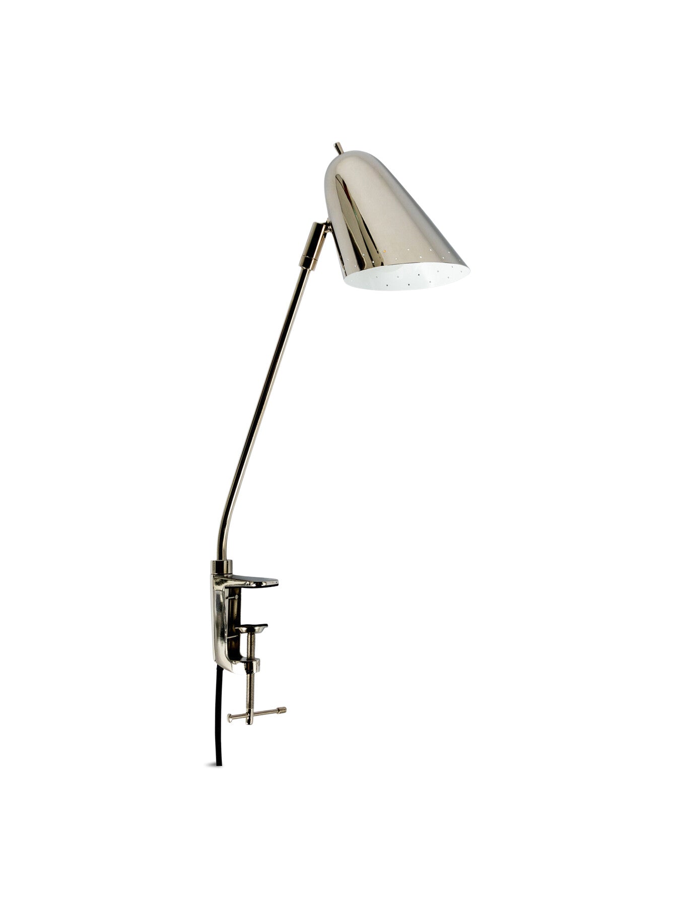 Helsinki Long Arm Clamp Wall/Table Lamp Chrome