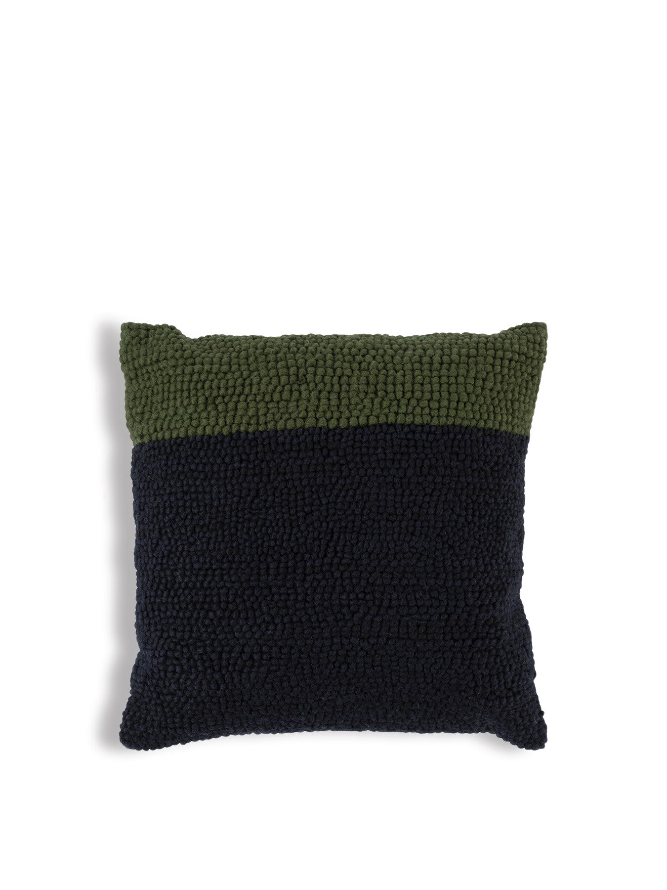Loop cushion & Green 45x45
